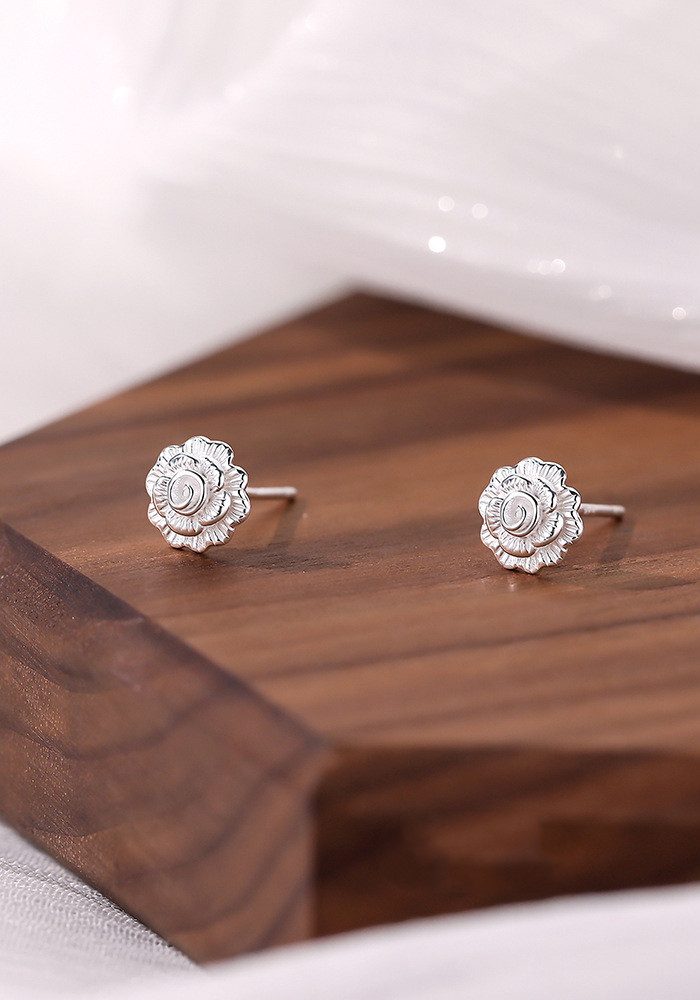 Color Design Paar Ohrstecker Blumen Ohrringe SMK-37, aus S925 Sterling Silb günstig online kaufen