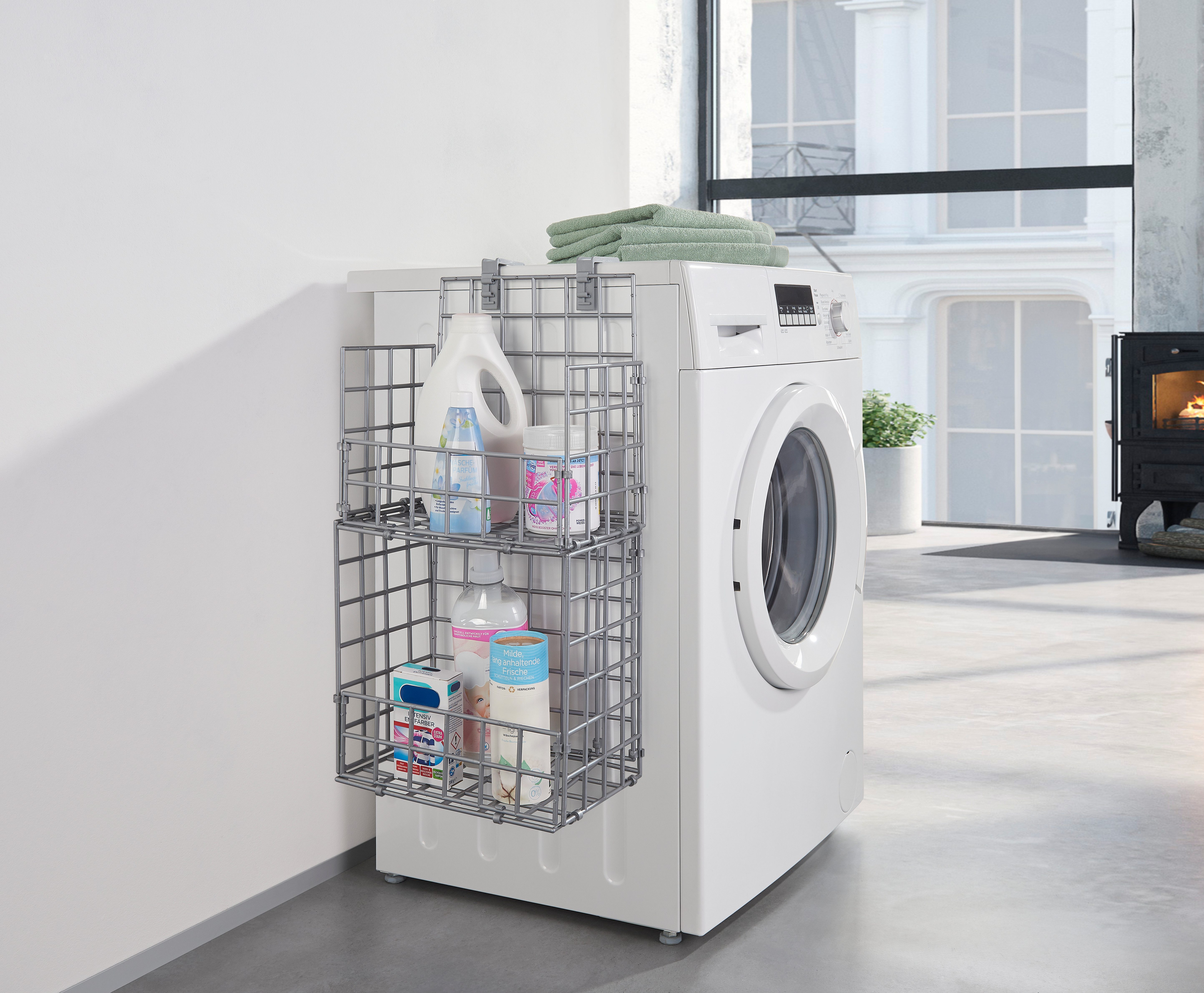 Ruco Ablageregal, für die Waschmaschine, 2 Fächer, Kunststoff günstig online kaufen