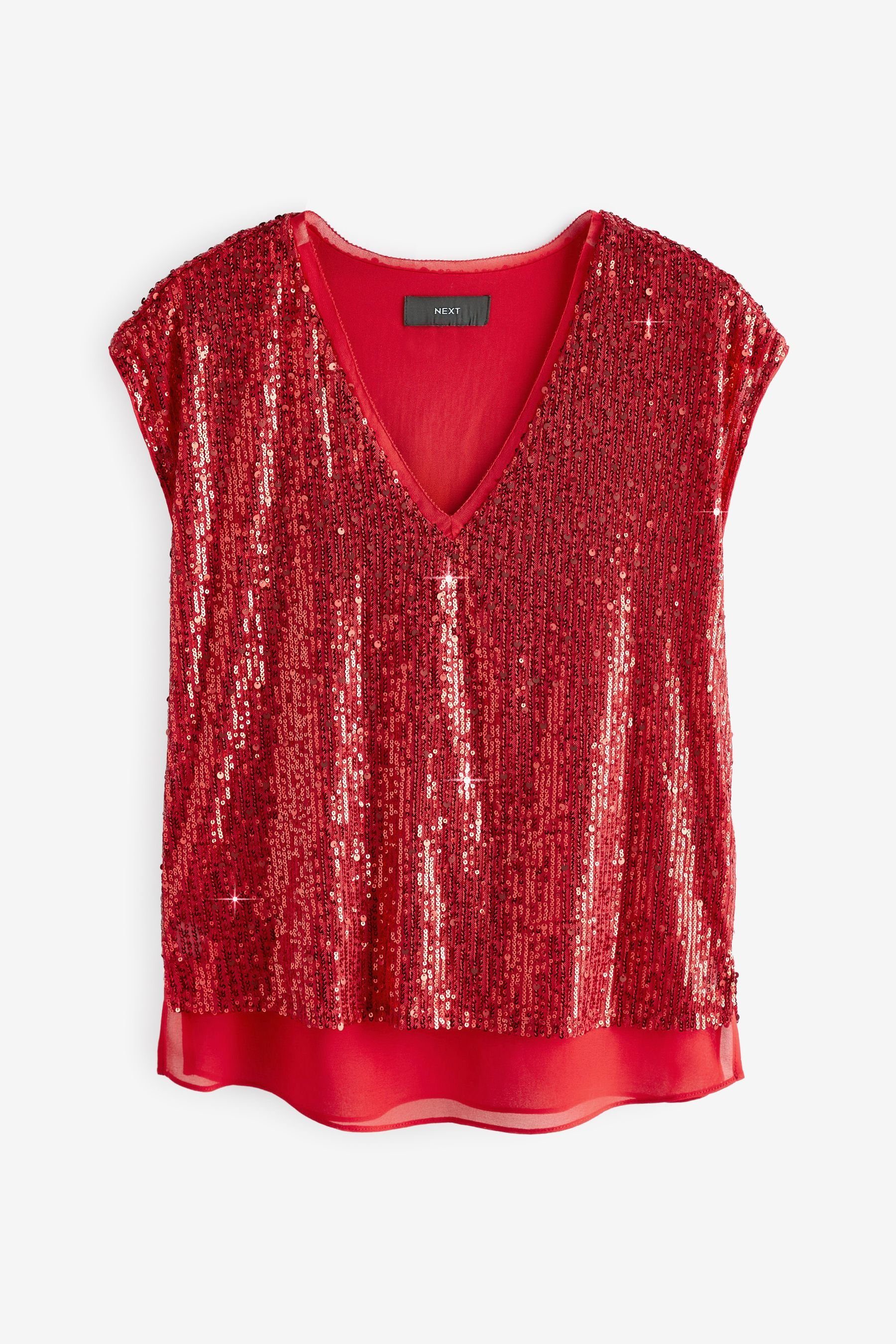 Rote Paillettenshirts für Damen online kaufen | OTTO