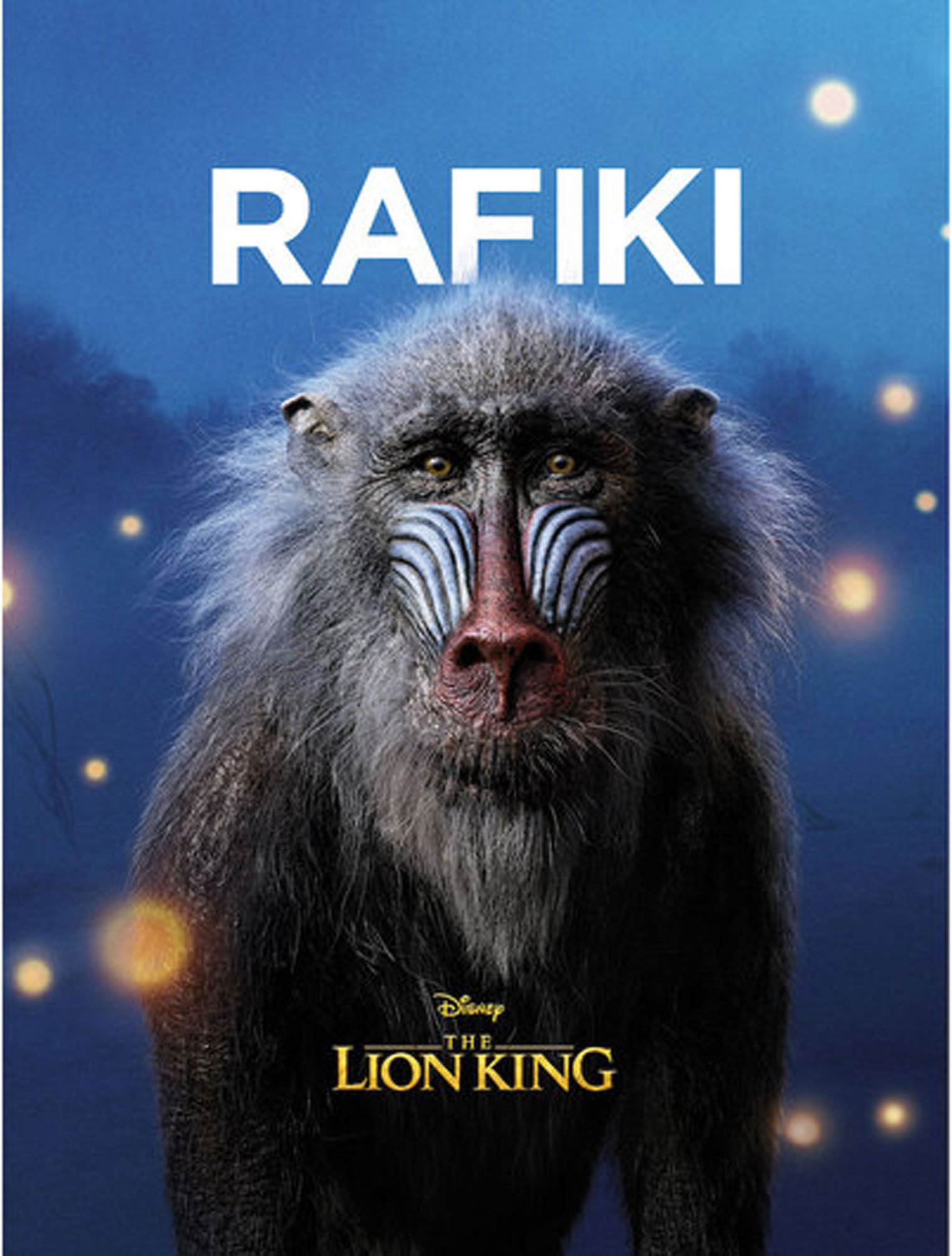 Kunstdruck Lion King, The - Kunstdruck - Rafiki