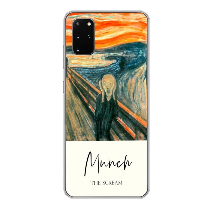 MuchoWow Handyhülle Der Schrei - Edvard Munch - Alte Meister Phone Case Handyhülle Samsung Galaxy S20 Plus Silikon Schutzhülle