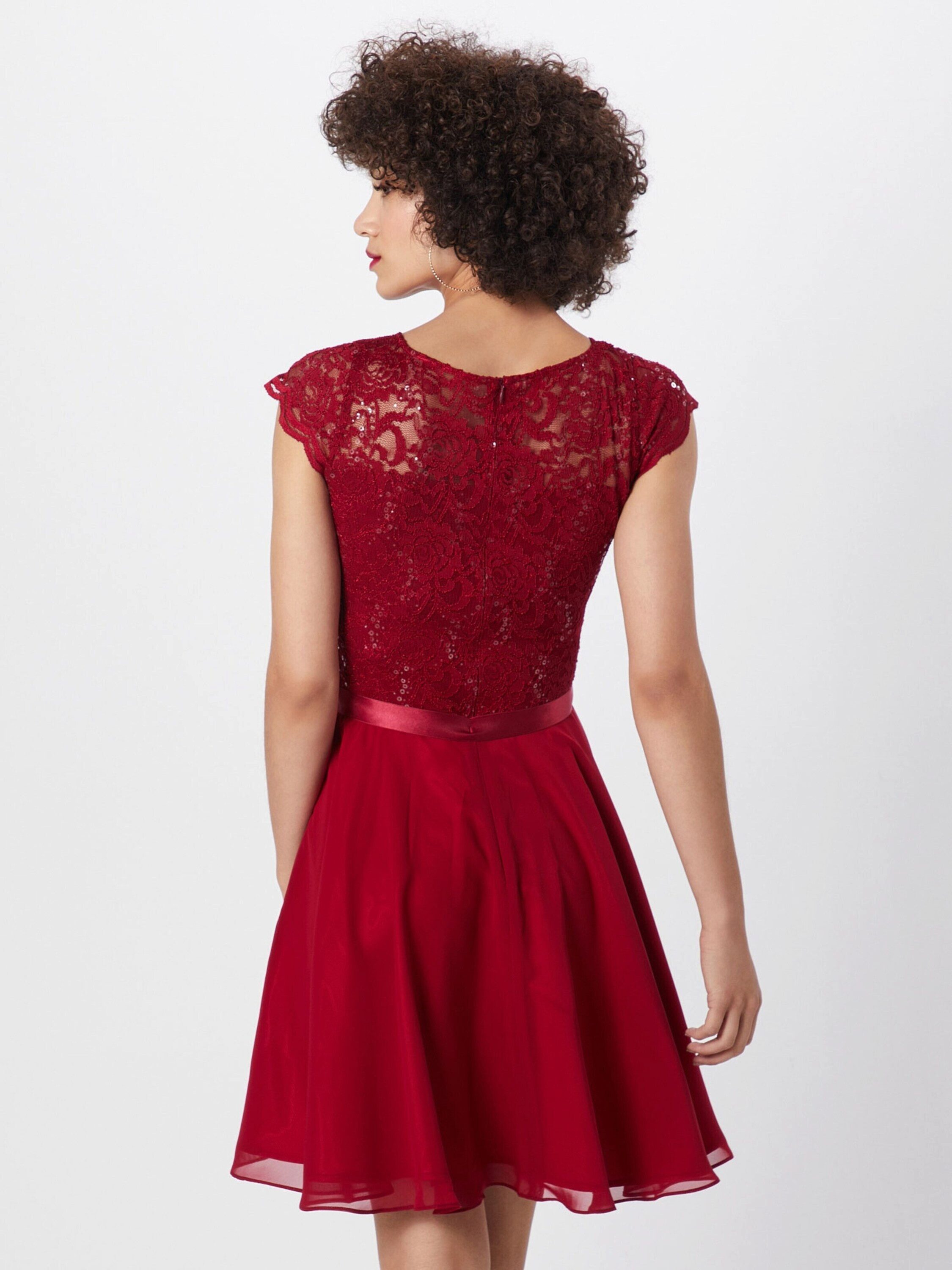 SWING Cocktailkleid (1-tlg) Pailletten