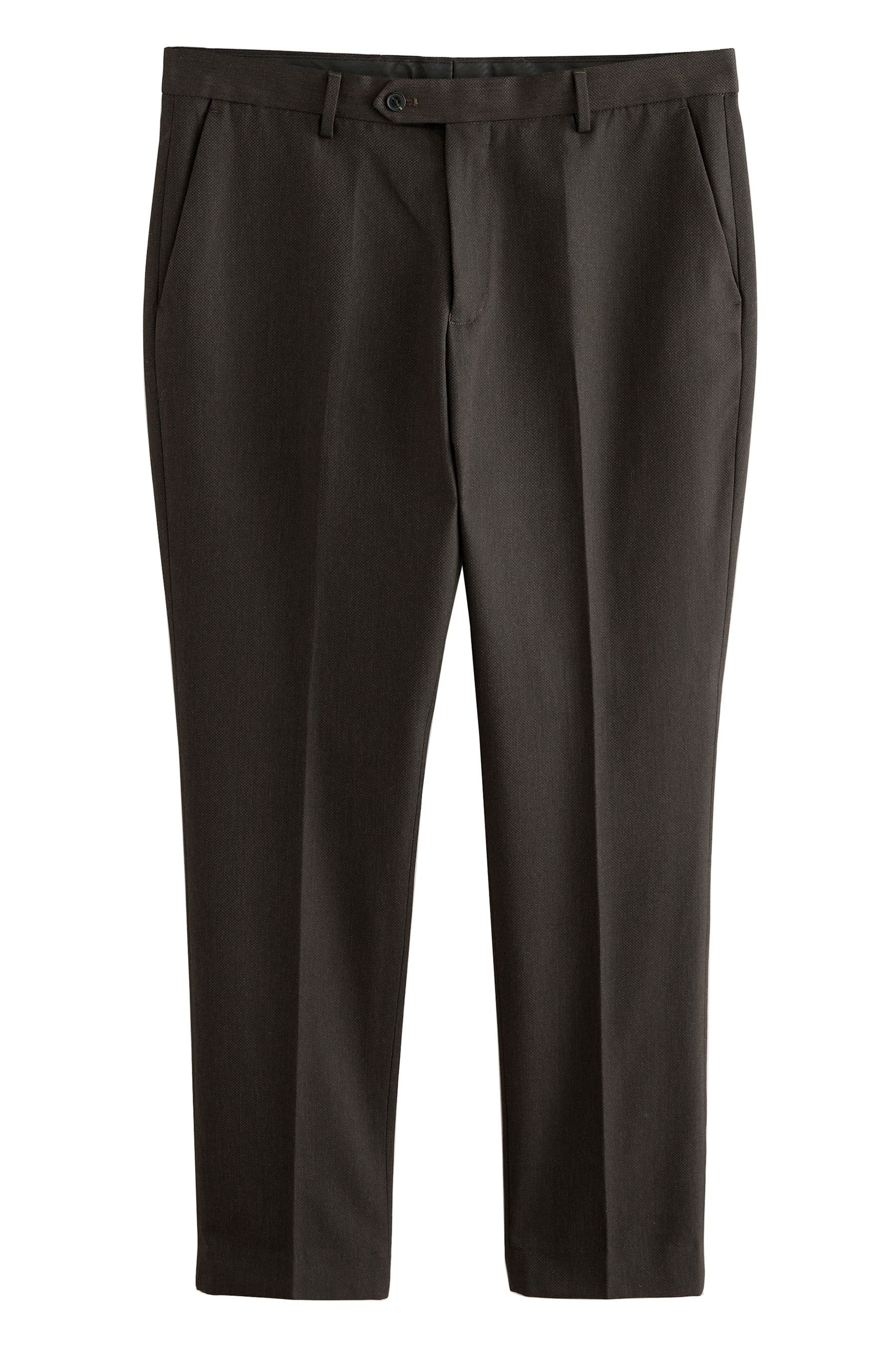Anzughose Slim Fit Anzughose mit Struktur