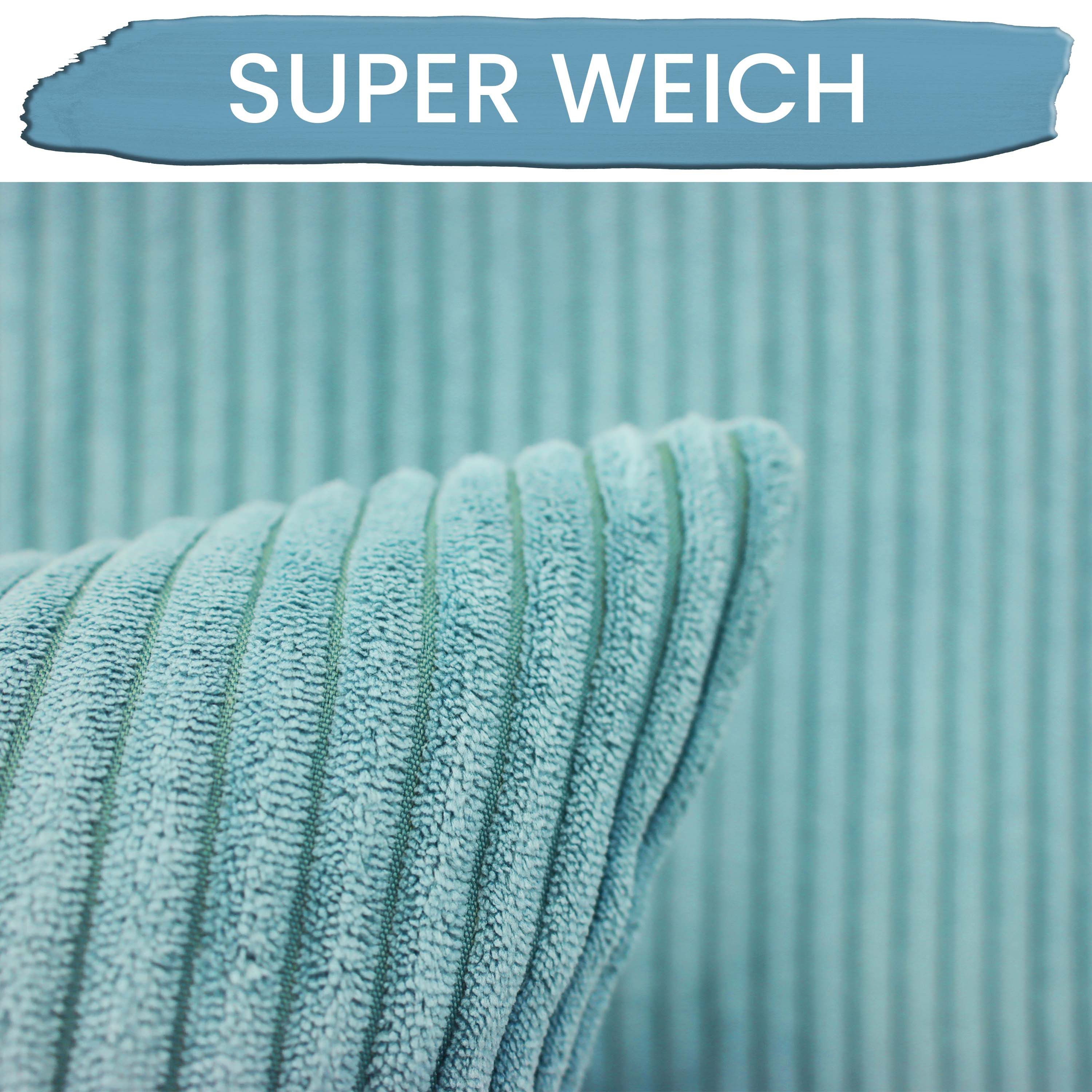Amilian Dekokissen mit Füllung und Kissenbezug - 2er Set - Kissen, Zierkiss günstig online kaufen