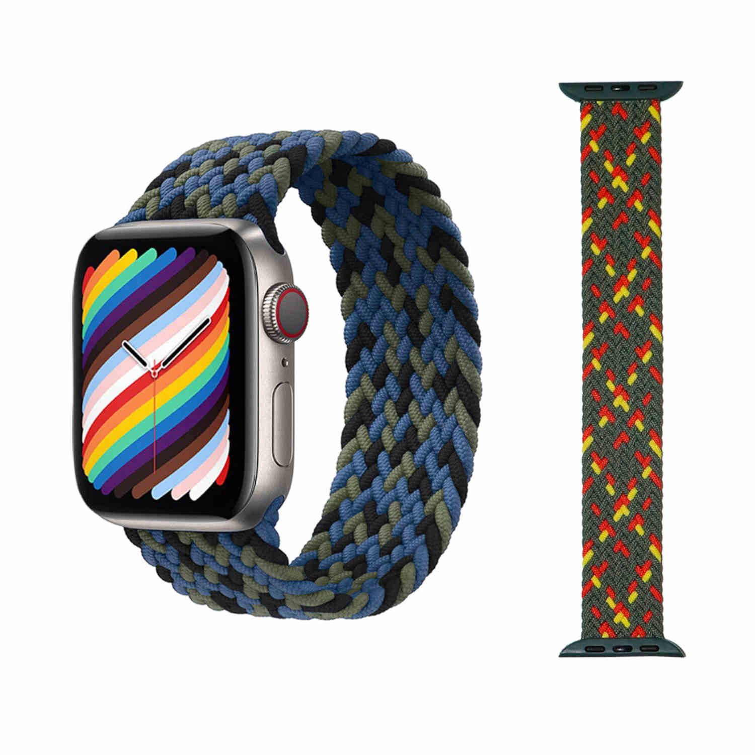 Wigento Smartwatch-Armband Für Apple Watch 10 46mm / Ultra 1 + 2 49 / 9 8 7 45 / 6 SE 5 4 L Band
