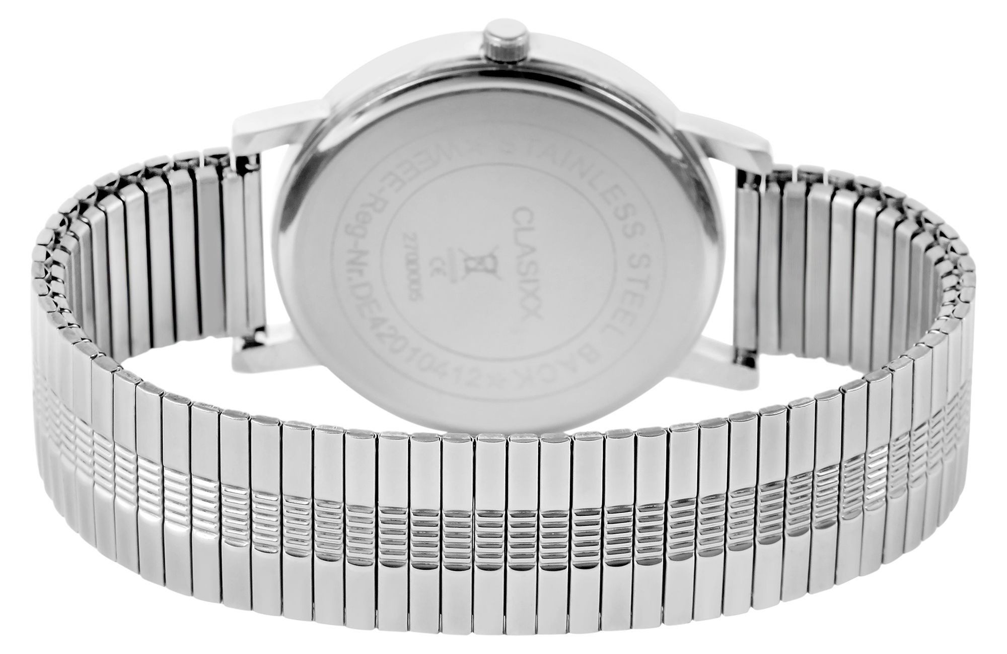 Clasixx Quarzuhr CX0002 Herrenuhr mit Edelstahlzugarmband, günstig online kaufen