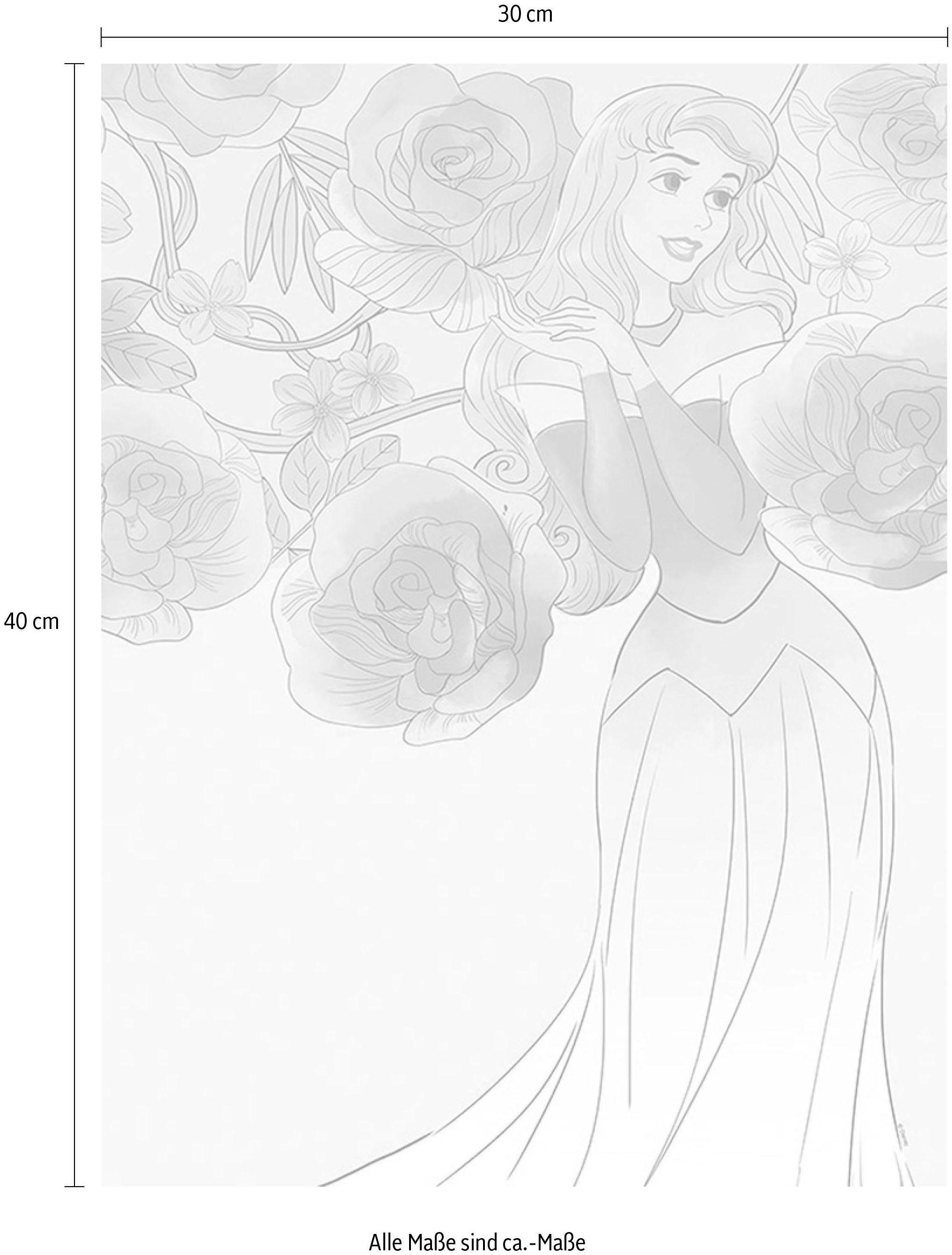 Komar Poster Sleeping Beauty Roses, Kinderzimmer, Wohnzimmer Disney Schlafzimmer, St), (1