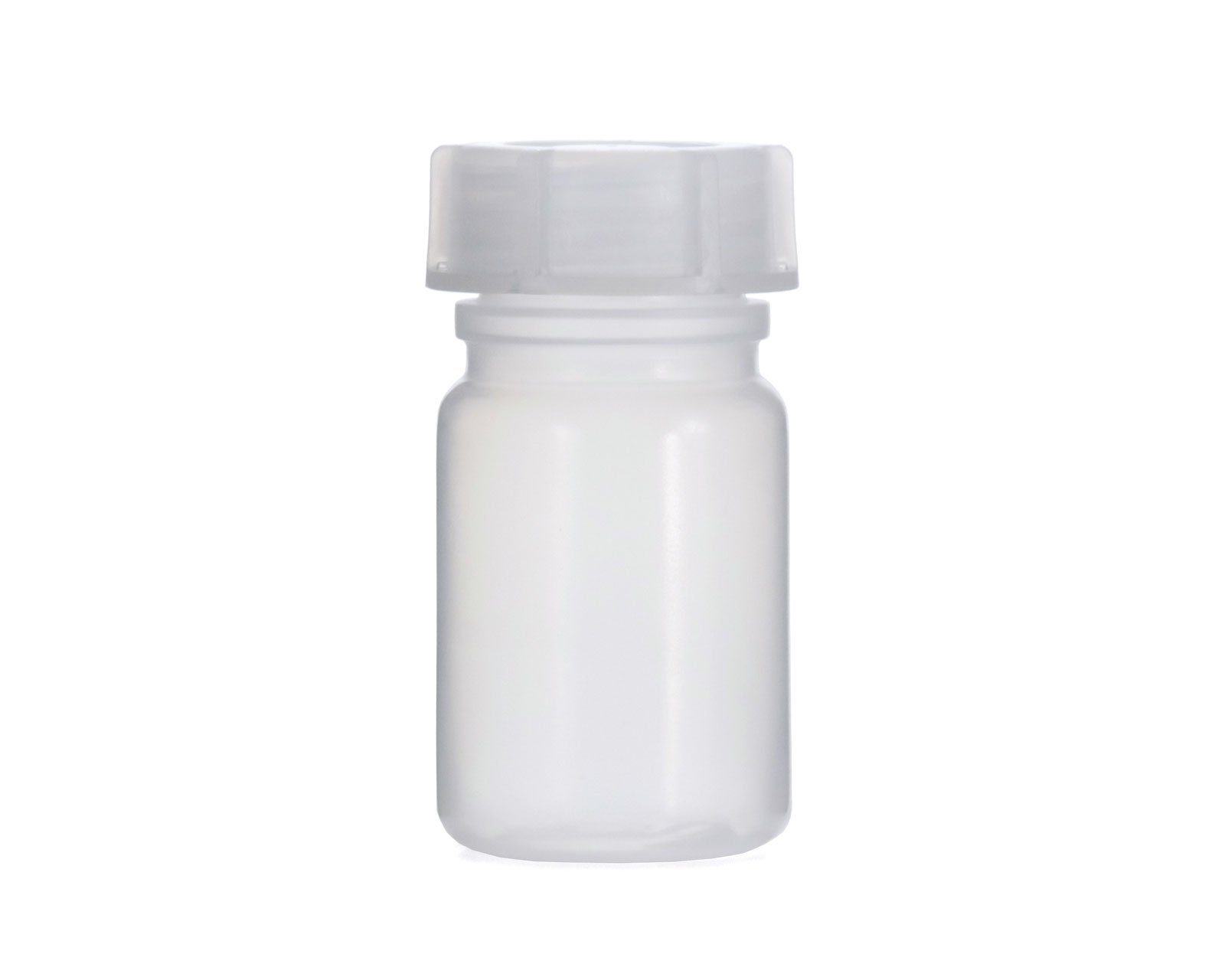 OCTOPUS Kanister 50 ml Weithalsflasche mit Deckel, naturfarben, rund, G 32 (50 St)
