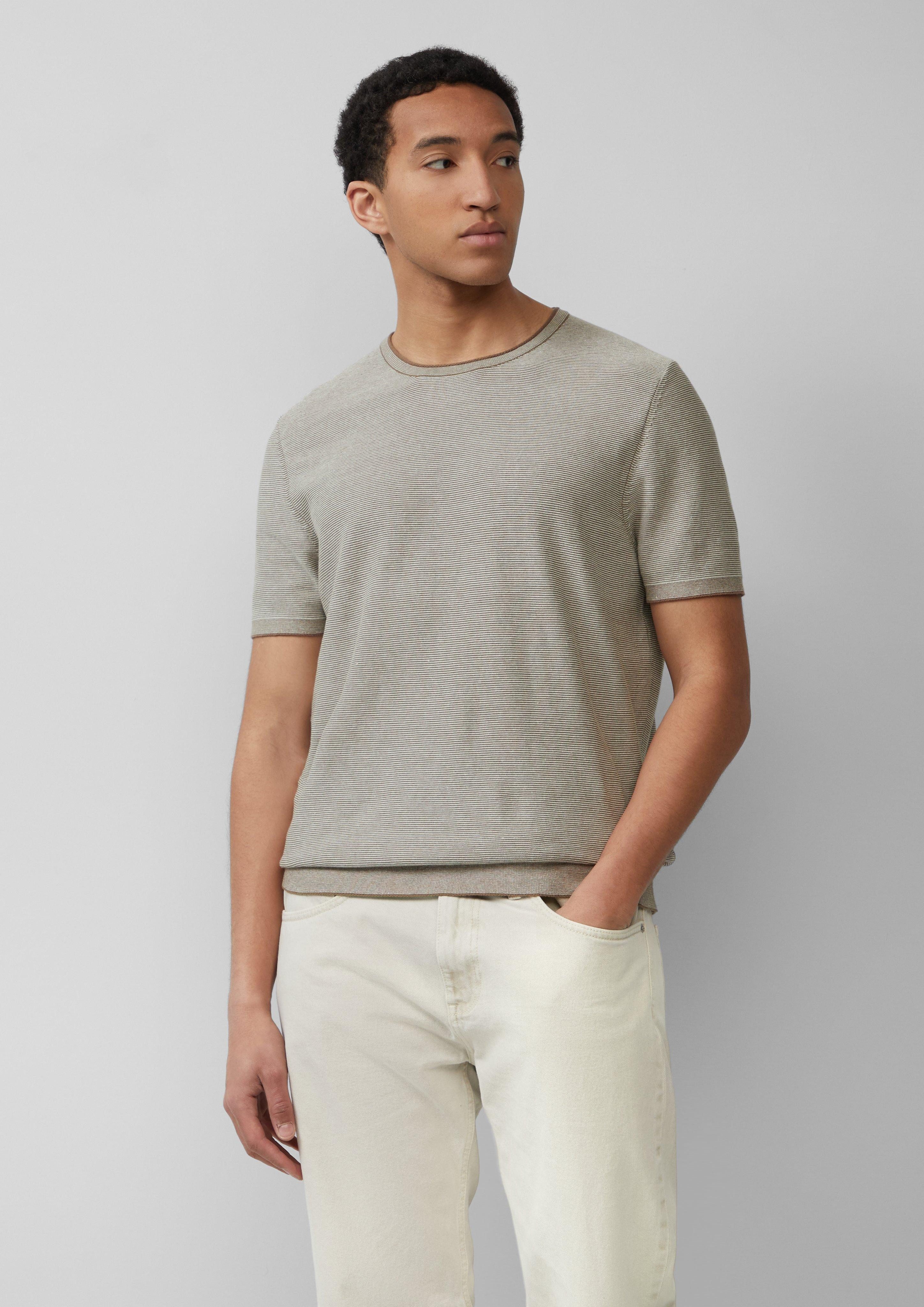s.Oliver Strickpullover Gestreiftes Strick-T-Shirt aus Leinenmix günstig online kaufen