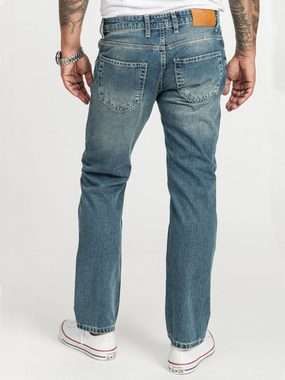 Rock Creek Regular-fit-Jeans Herren Jeans Stonewashed Hellblau RC-2403
