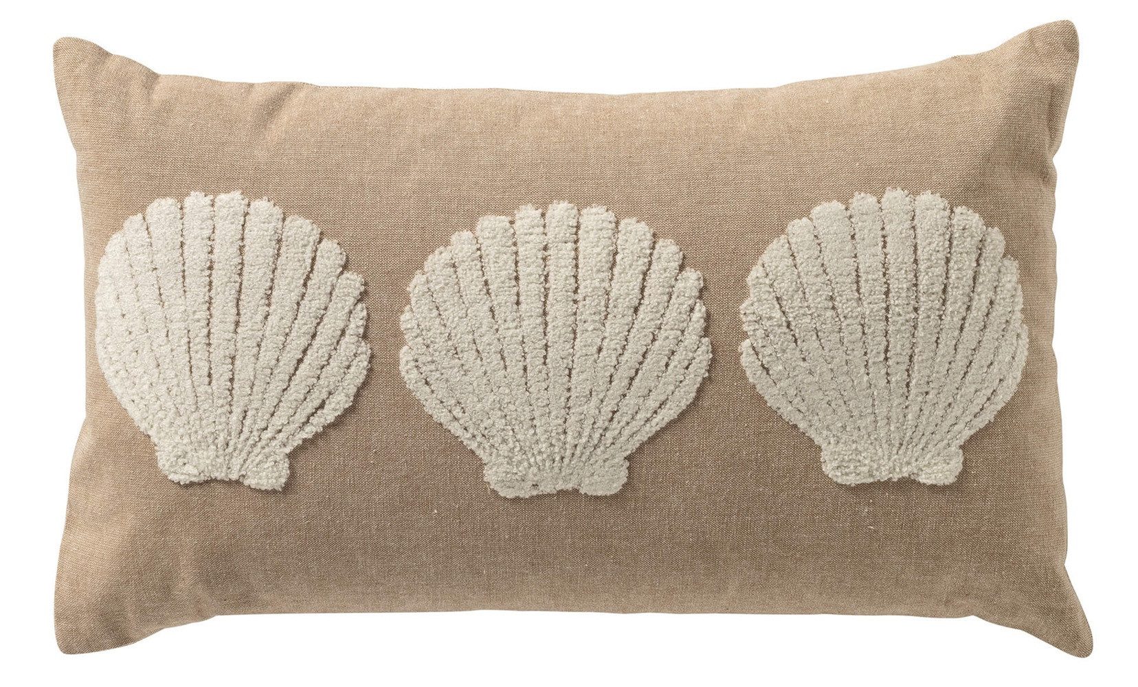 Dutch Decor Kissenhülle 'Merlijn' Irish Cream - Beige, Muschel