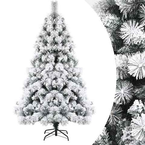 COSTWAY Künstlicher Weihnachtsbaum, 568 PVC-Zweige mit Schnee, 3 Nadeltypen