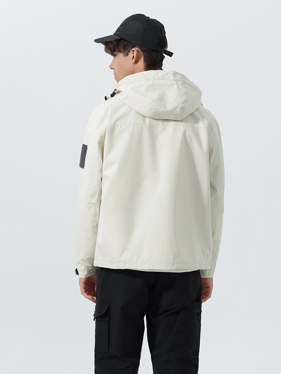 YOUTHUP Funktionsjacke Herren Lockere winddichte Outdoorjacke günstig online kaufen