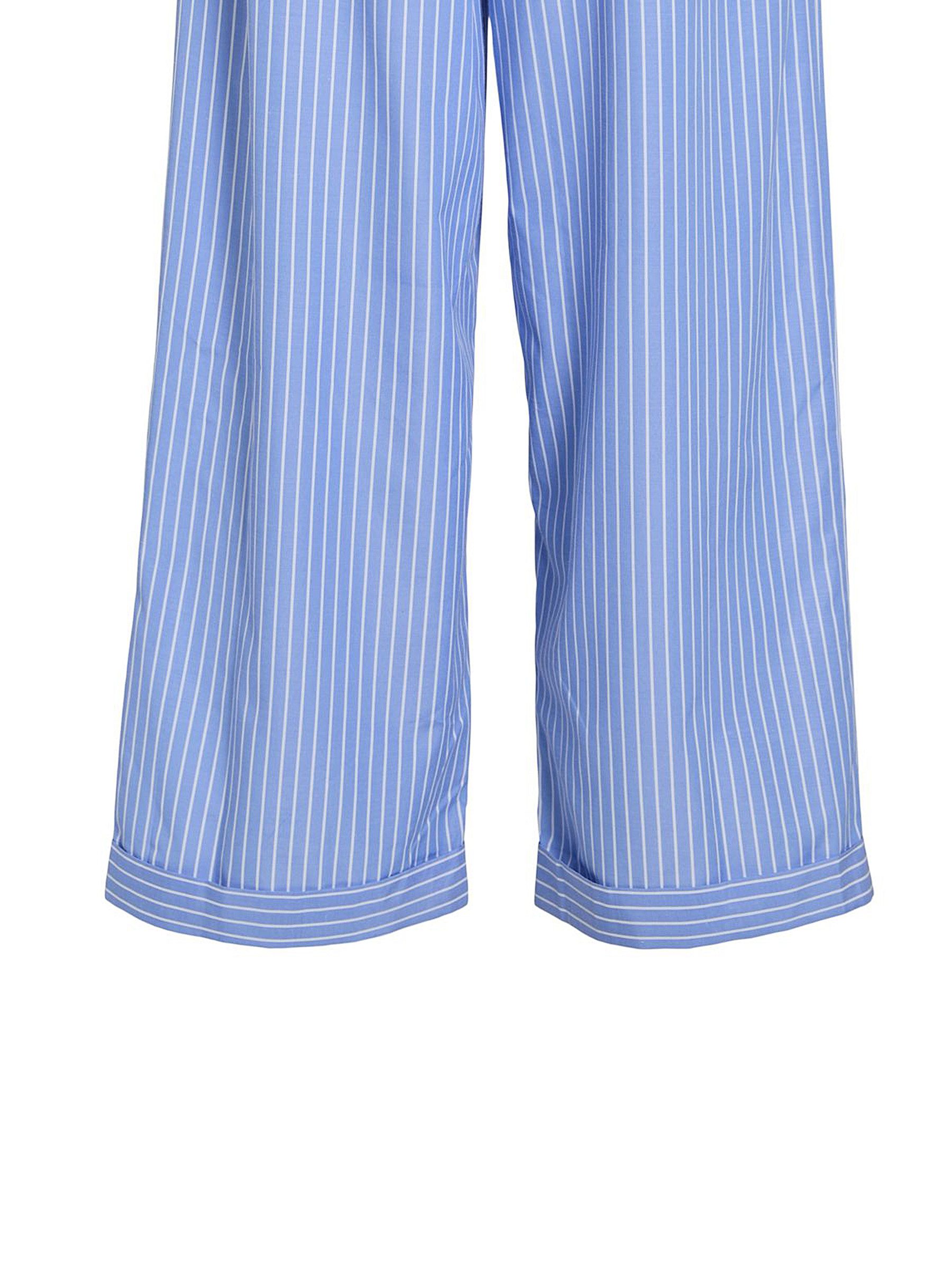 Vila Stoffhose Vertikale Nadelstreifen mit Tunnelzug und Bündchen VISTRIPED HW PANTS/KA