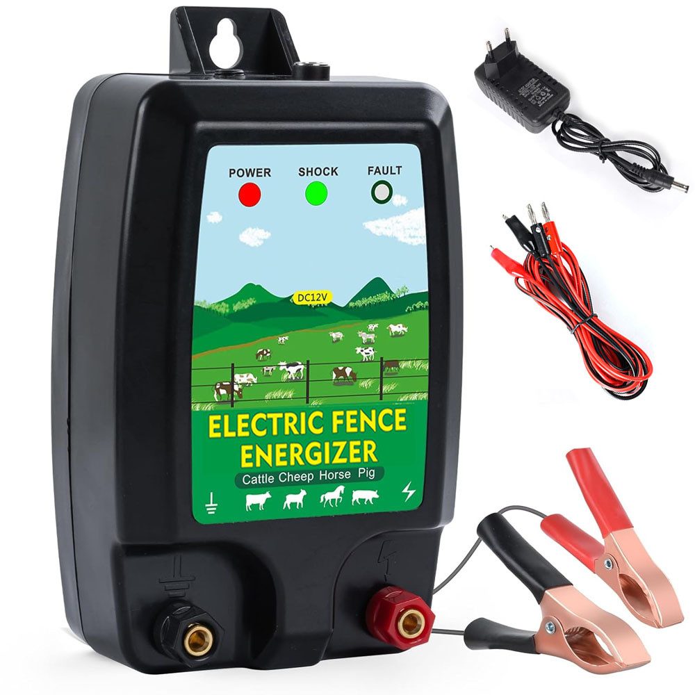 JOYOLEDER Weidenzaun Elektrozaun-Ladegerät mit LCD Anzeige, günstig online kaufen