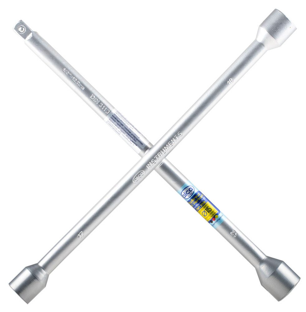 alca Ключ для колесных гаек Radkreuzschlüssel 1/2" Vierkant 17 19 21 Universal Крест ключ (1 St)