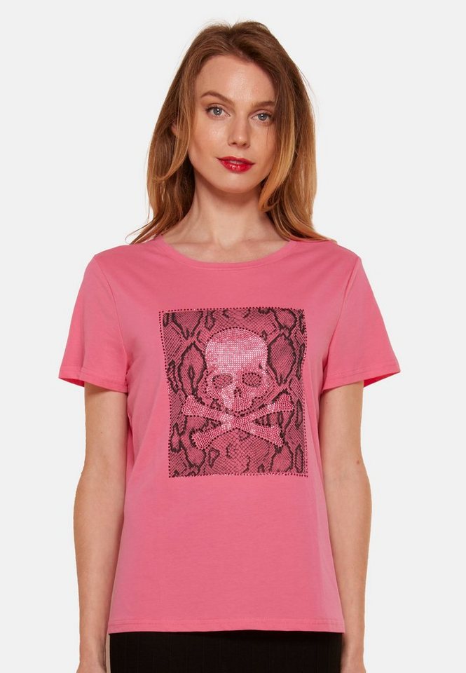 Tooche Print-Shirt T-shirt Totenkopf
