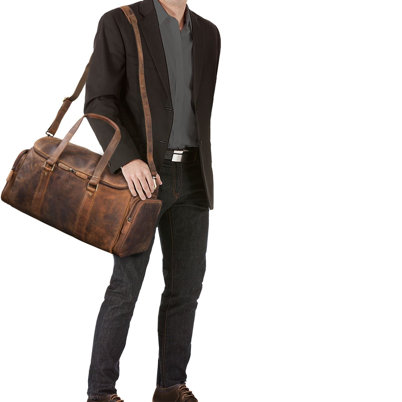 STILORD Weekender "Myles" Vintage Weekender Reisetasche Herren Leder zum Um günstig online kaufen