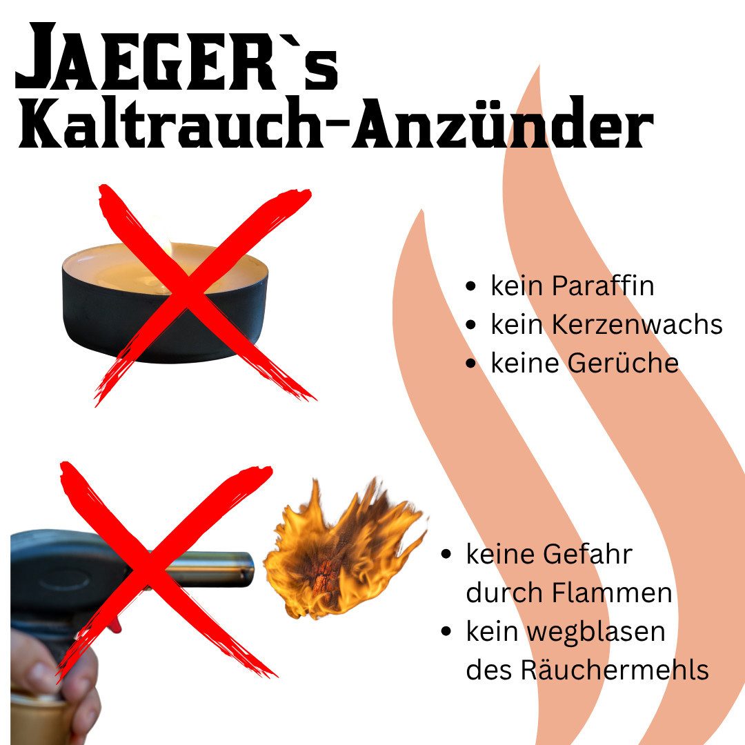 Jaeger Räuchereiprodukte Räucherbox Jaeger-Kaltrauch-Anzünder (30-tlg)