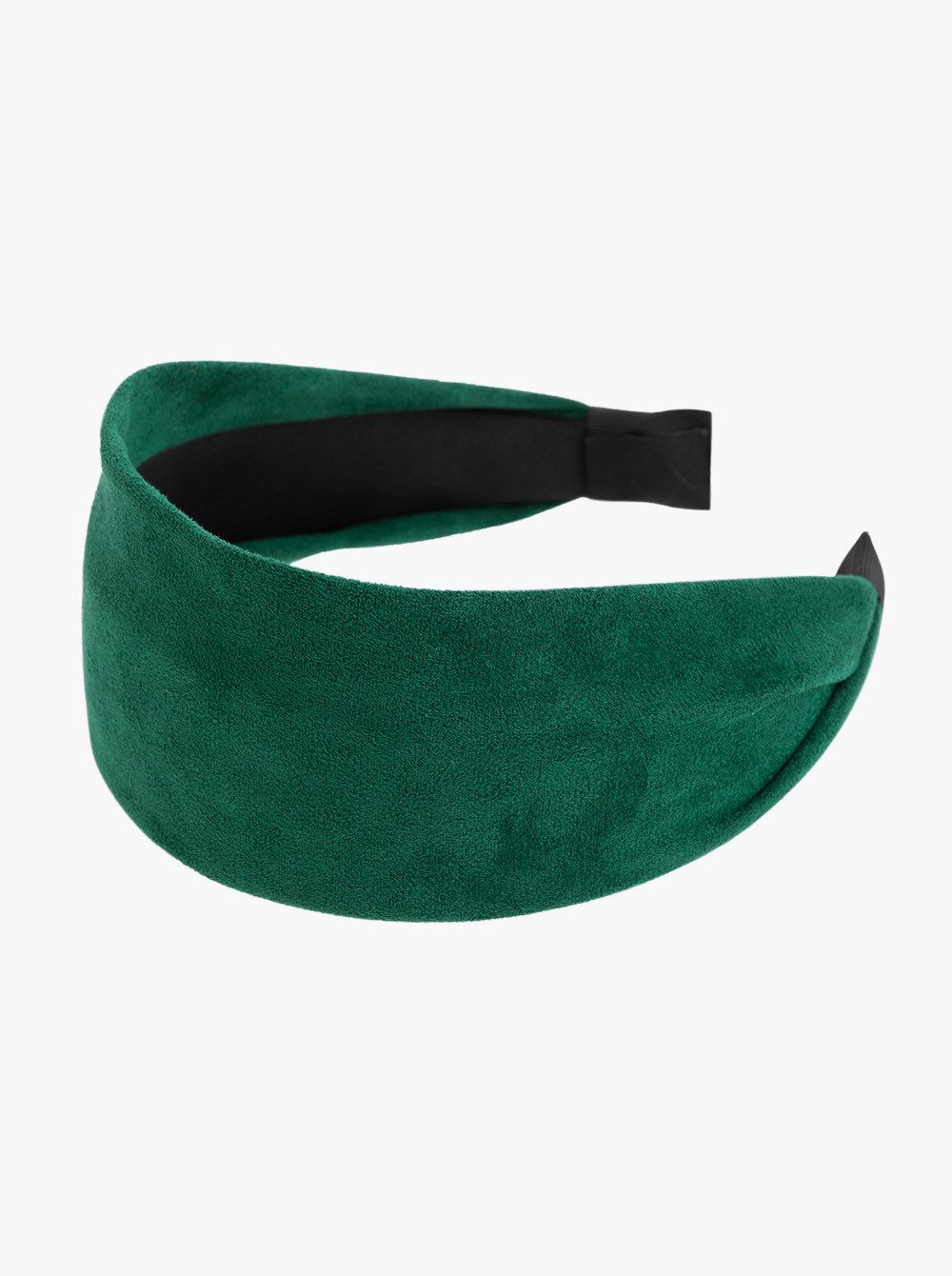 axy Haarreif Breiter Haarreif mit leichtem Flanell elegant, Damen Breiter Haarreif (Leder Optik) Haarband Haarreifen