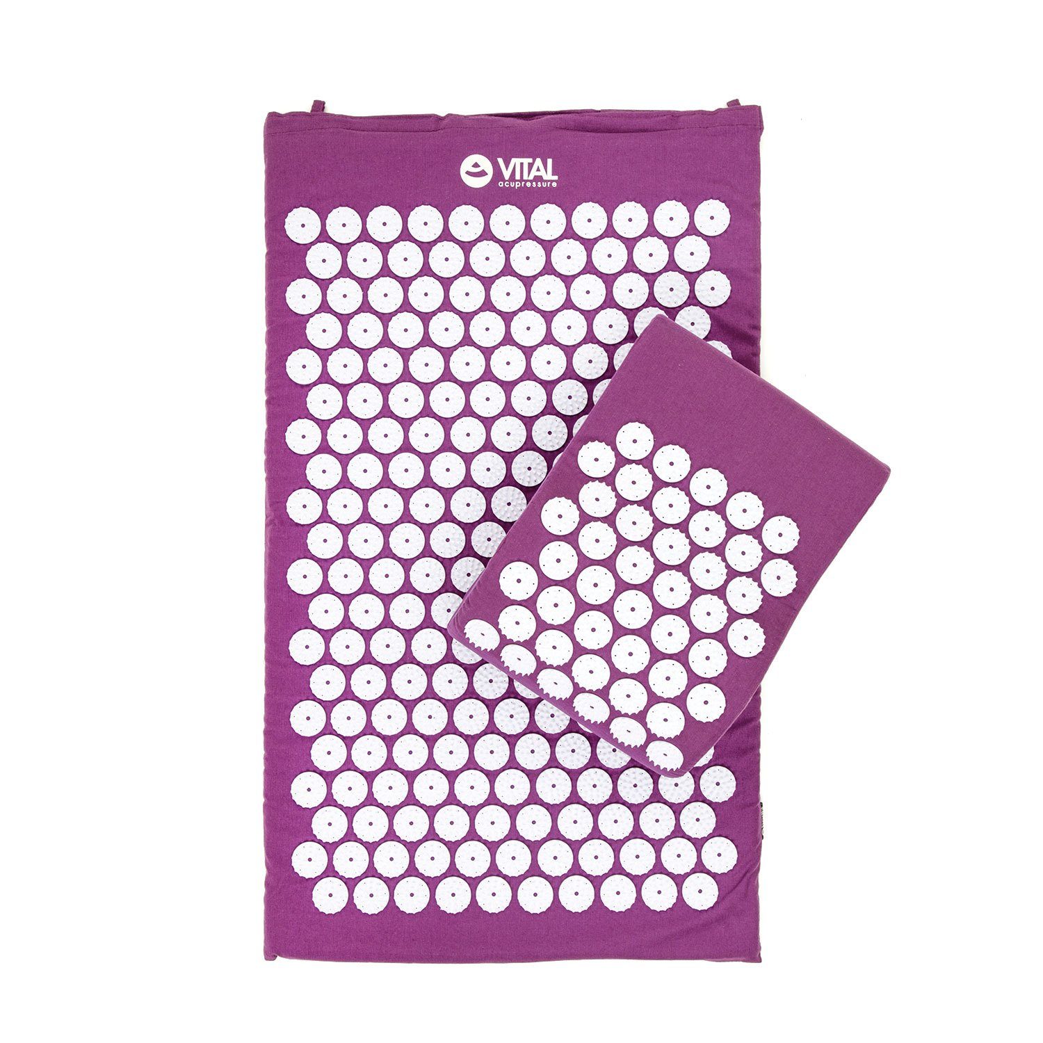 bodhi Akupressurmatte VITAL Akupressurmatte & Kissen Set aubergine