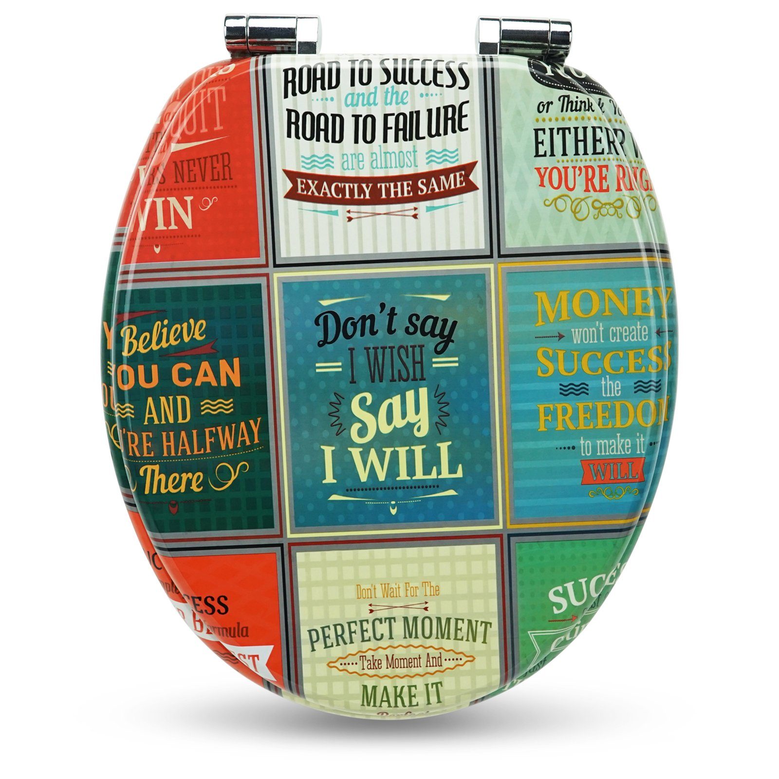 Sanfino WC-Sitz "Old School" Premium Toilettendeckel mit Absenkautomatik au günstig online kaufen