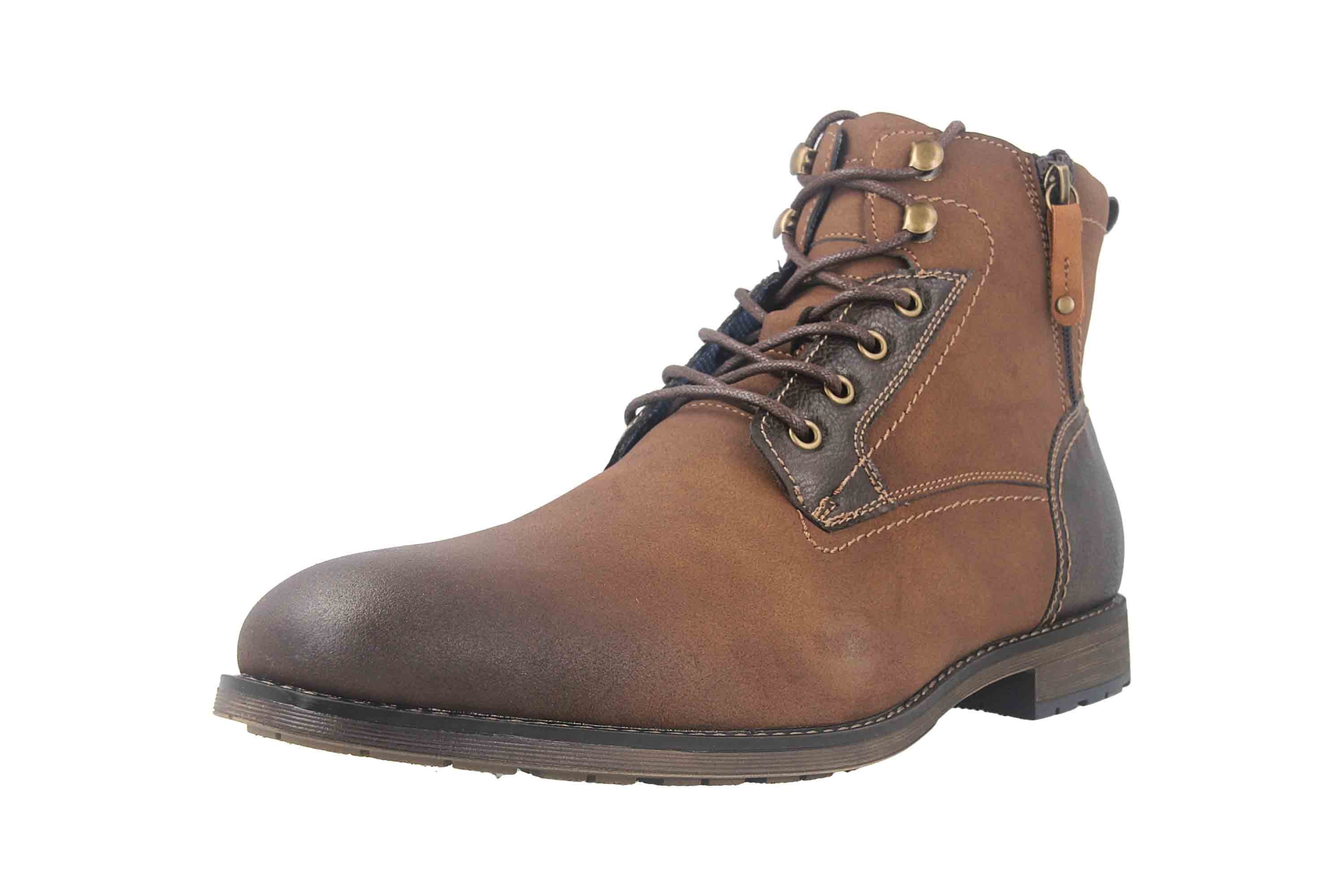 Mavins 3HH0180203 3500 D.Brown PU Nubuck Schnürboots
