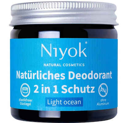 Niyok Deo-Creme Deocreme in Light Ocean, 40 ml