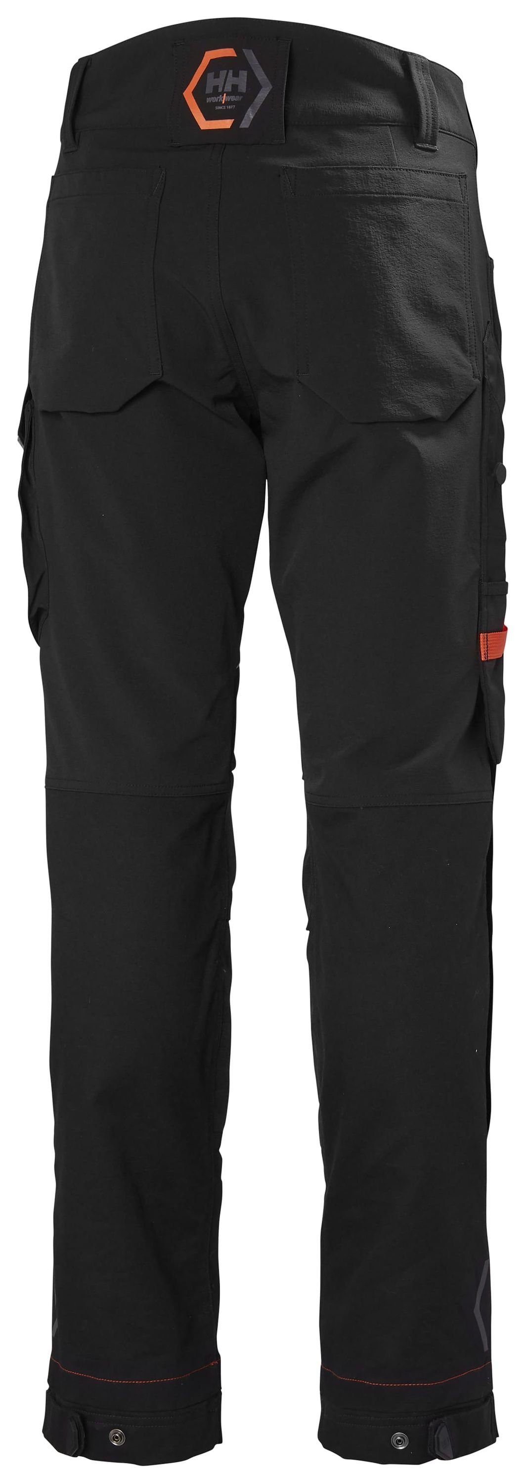 Evo Arbeitsbundhose (1-tlg) Chelsea Hansen Black Brz Helly Work Pant