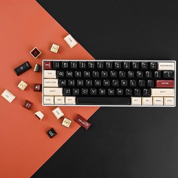 SOLIDEE Langlebig, verschleißfest und ergonomisch Tastatur (Hochwertige Tastenkappen mit Doppelschuss-Technologie und ASA-Profil)