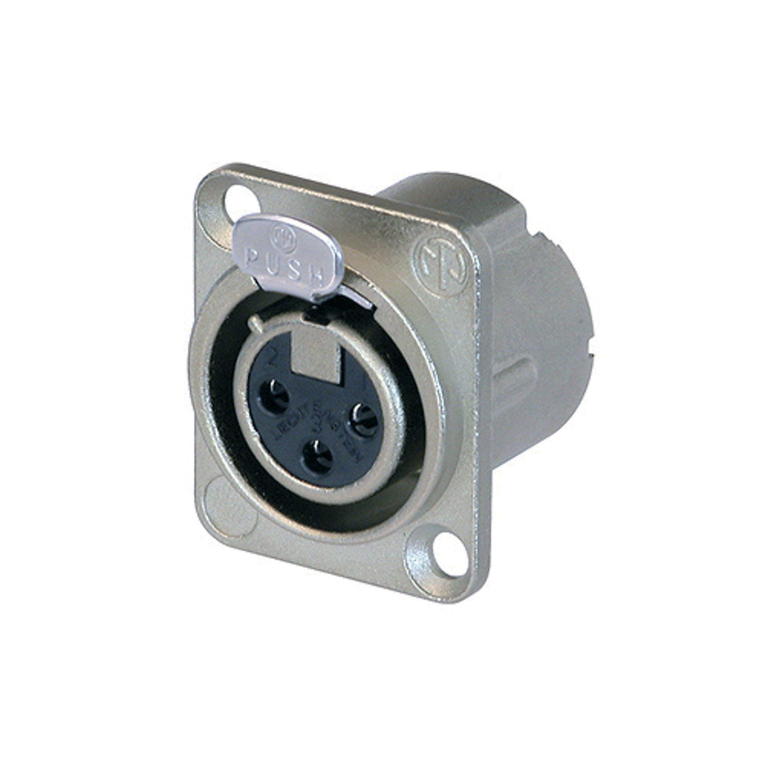 Thumbnail - Neutrik Lautsprecherstecker, (NC3FD-LX Chassisbuchse Einbaubuchse Hochwertige Verbindung für Audio- und Videogeräte, Ste...