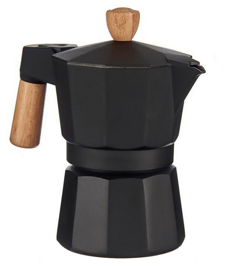 Origin Outdoors Espressokocher Origin Outdoors Espresso Maker 'Bellanapoli' - 1 Tasse - Holzgriff