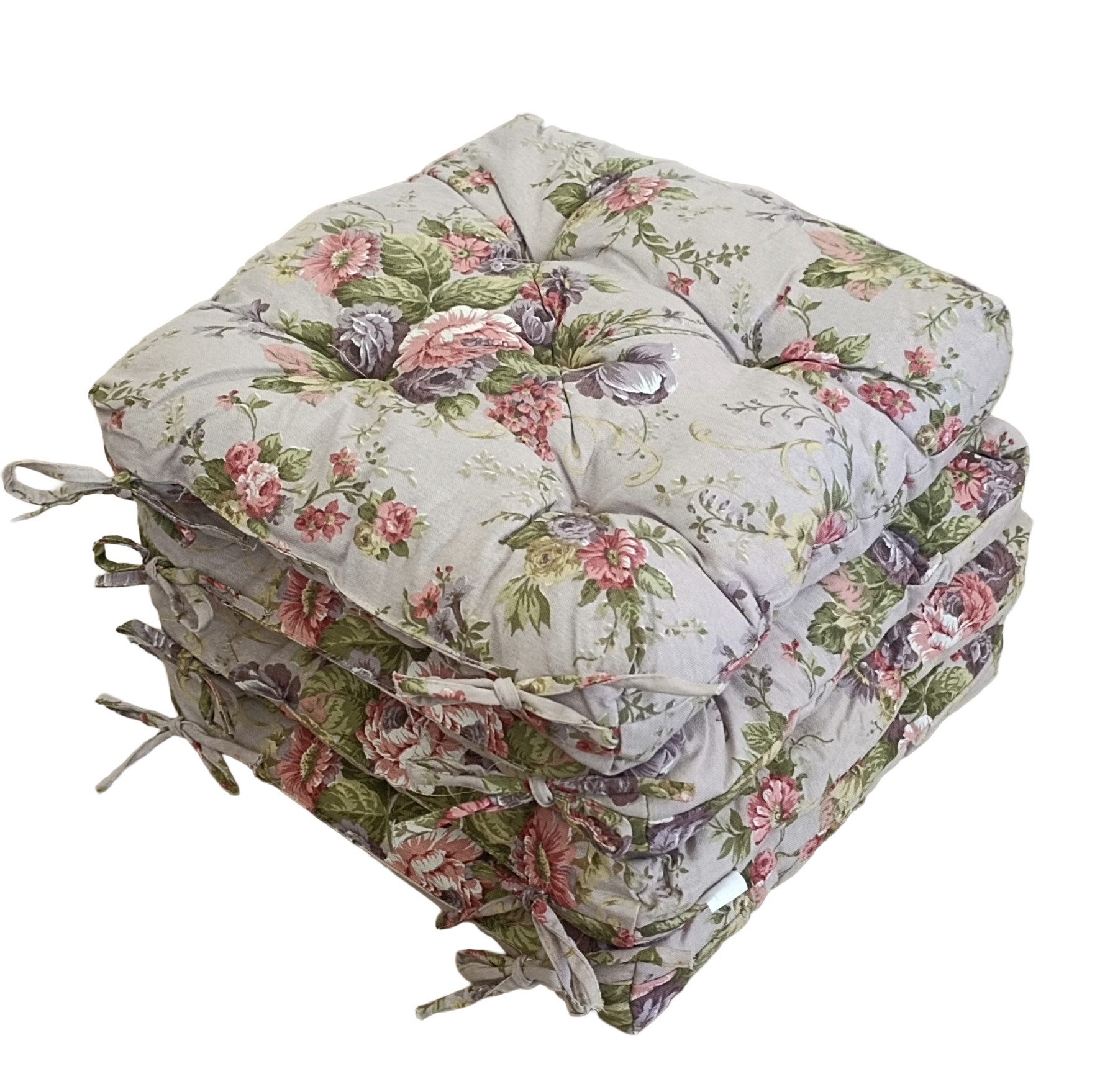 Rattani Sitzkissen 4 x Stuhlkissen Sitzkissen Klara 40 x 40 x 8 cm, 4 er Se günstig online kaufen