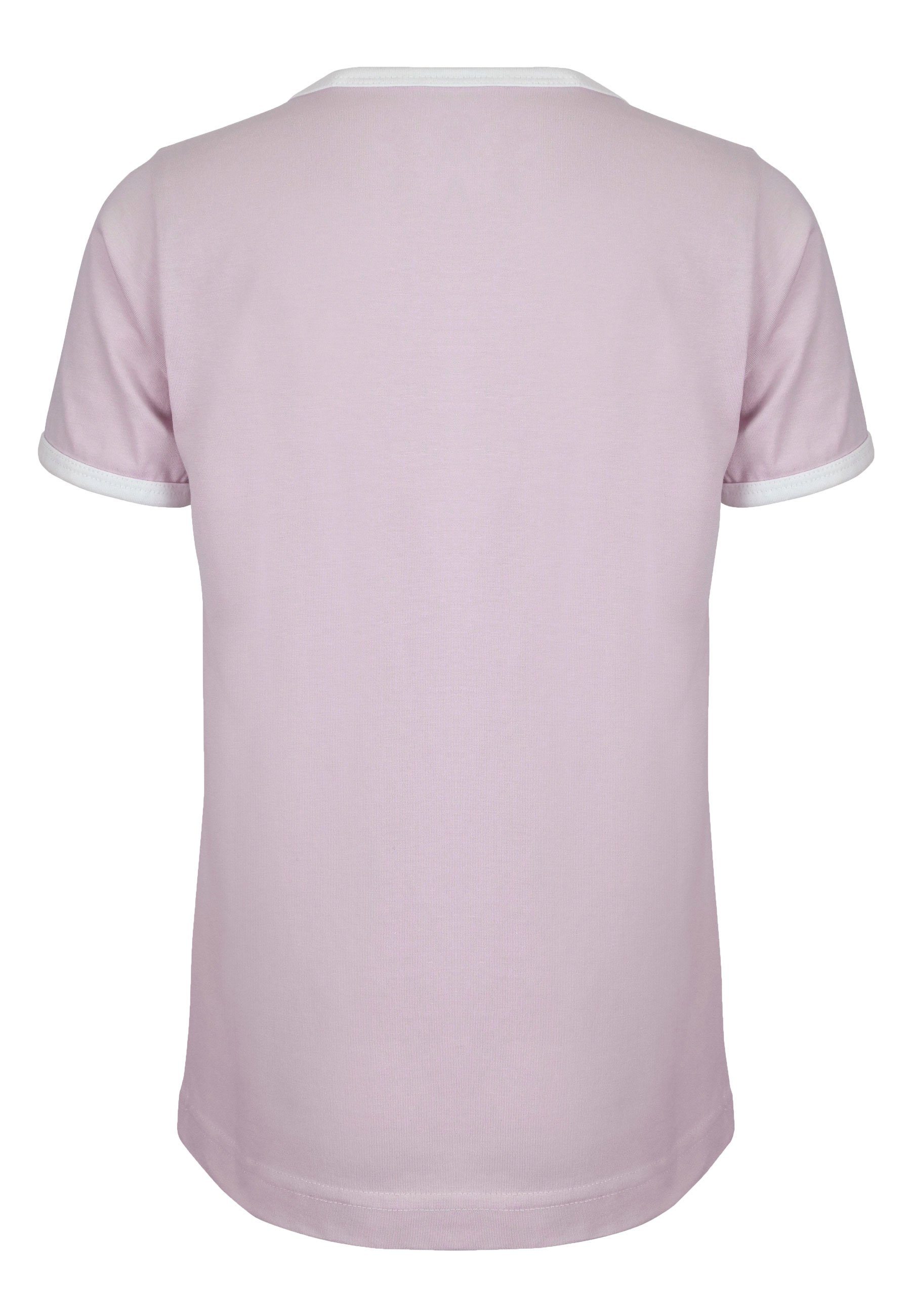 Eis T-Shirt am lavender Print Icecream kurzarm Elkline Stiel