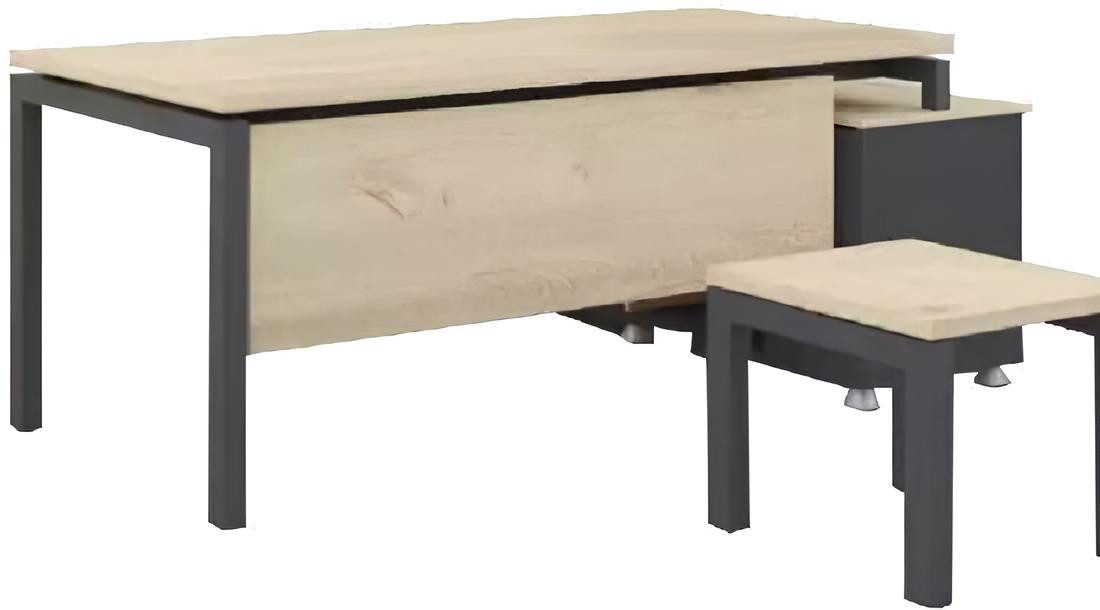 Xlmoebel Eckschreibtisch Eckschreibtisch aus Holz mit modernem Design und praktischer Ablage (1-St., Eckschreibtisch), Hergestellt in Europa