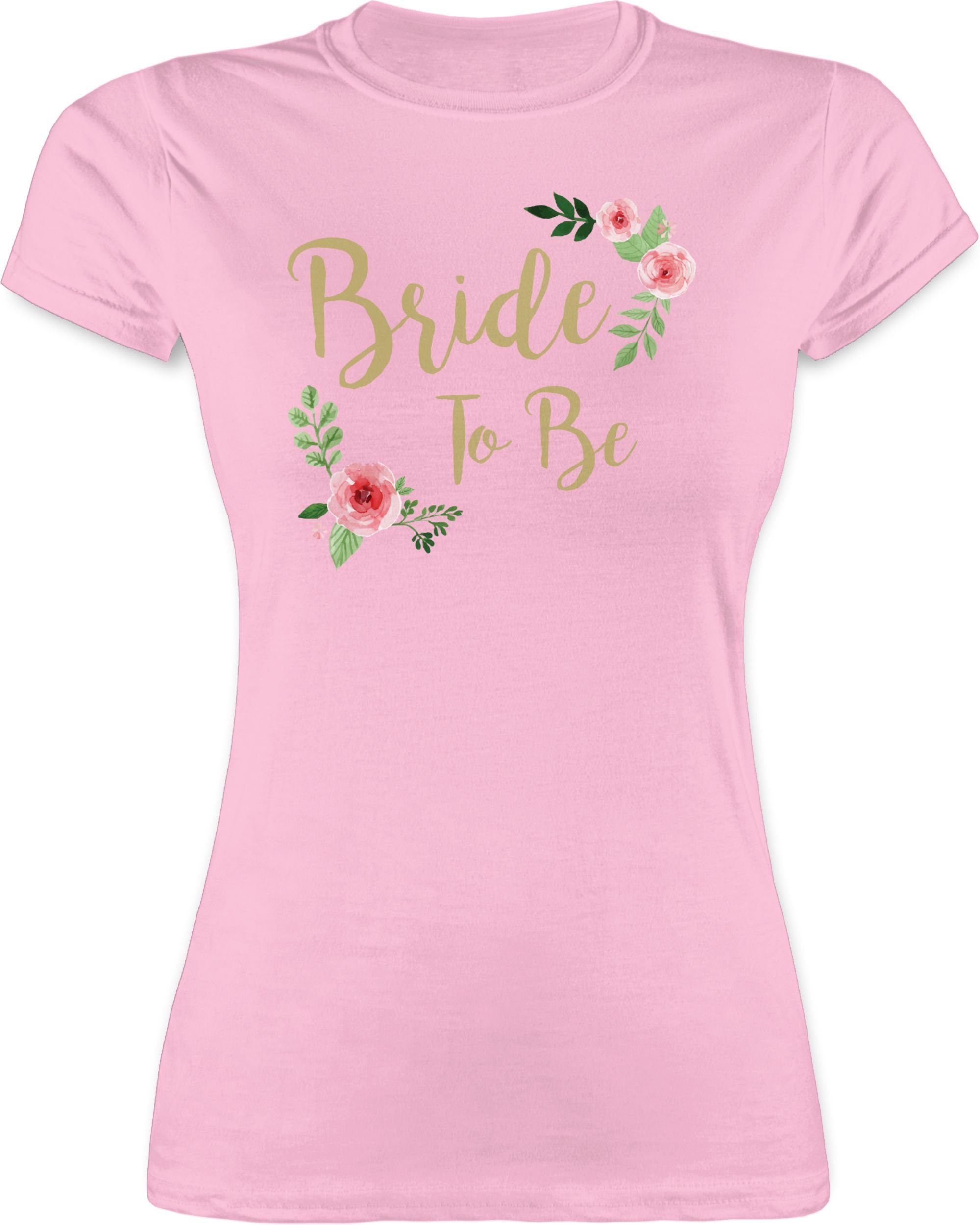 Shirtracer TShirt »Bride To Be JGA Junggesellenabschied Frauen