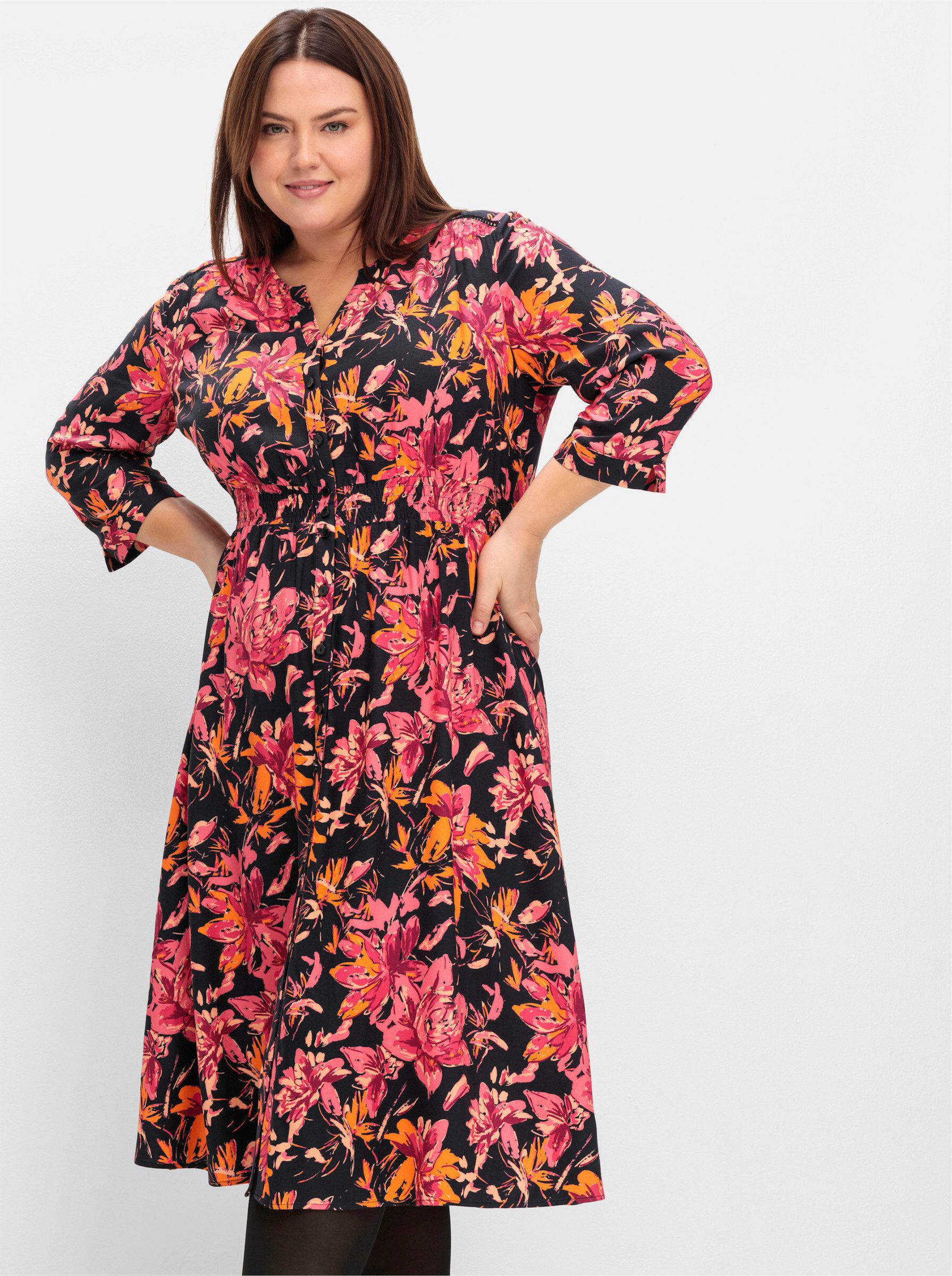 Sheego Etuikleid Druckkleid . günstig online kaufen