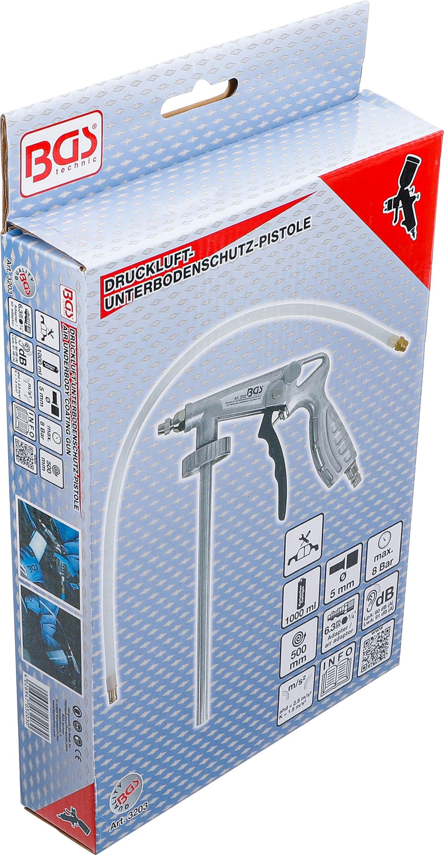 BGS Druckluft-Unterbodenschutz-Pistole Farbsprühpistole technic