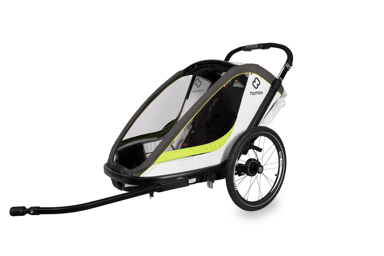 Hamax Fahrradkinderanhänger Breeze Kinderfahrradanhänger für 2 Kinder