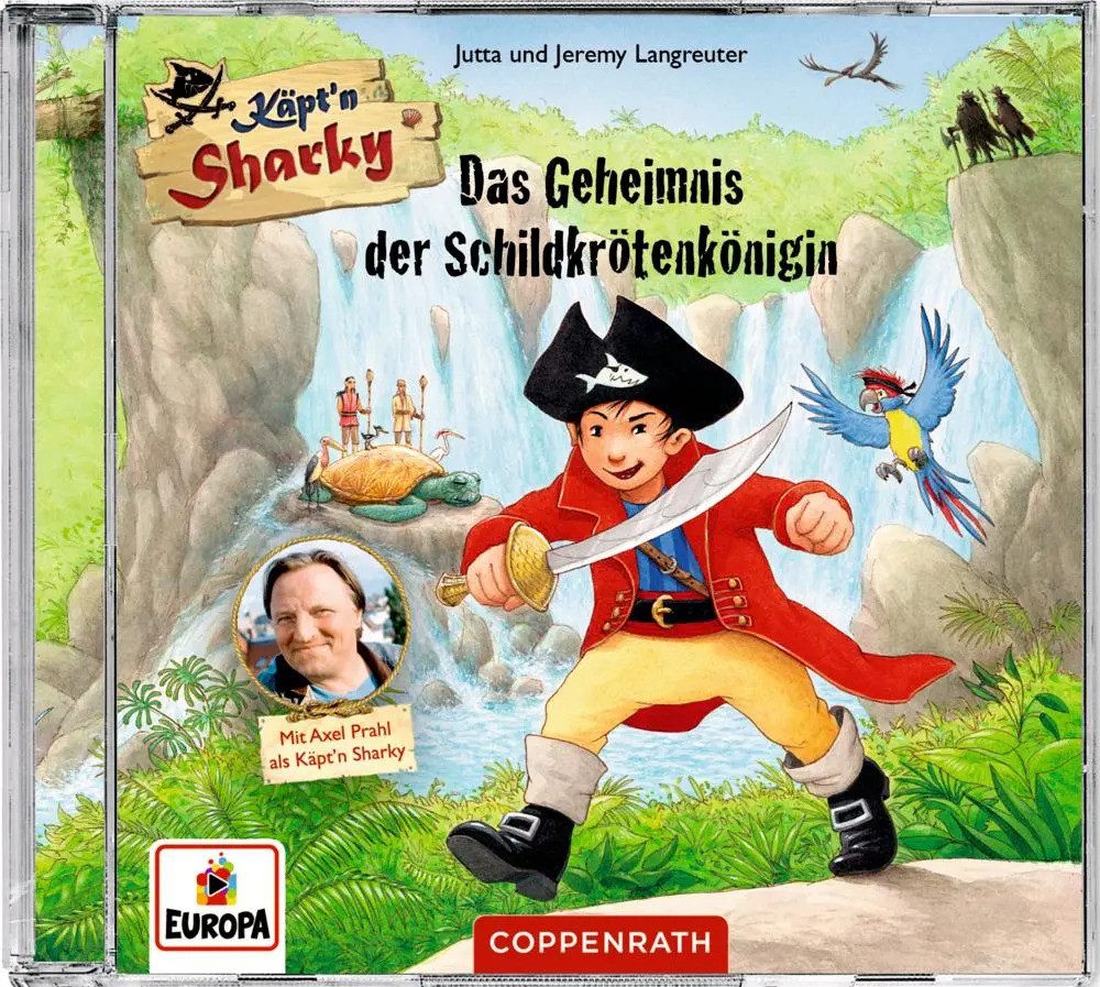 Hörspiel Käpt'n Sharky - Das Geheimnis der Schildkrötenkönigin. CD Hörspiel