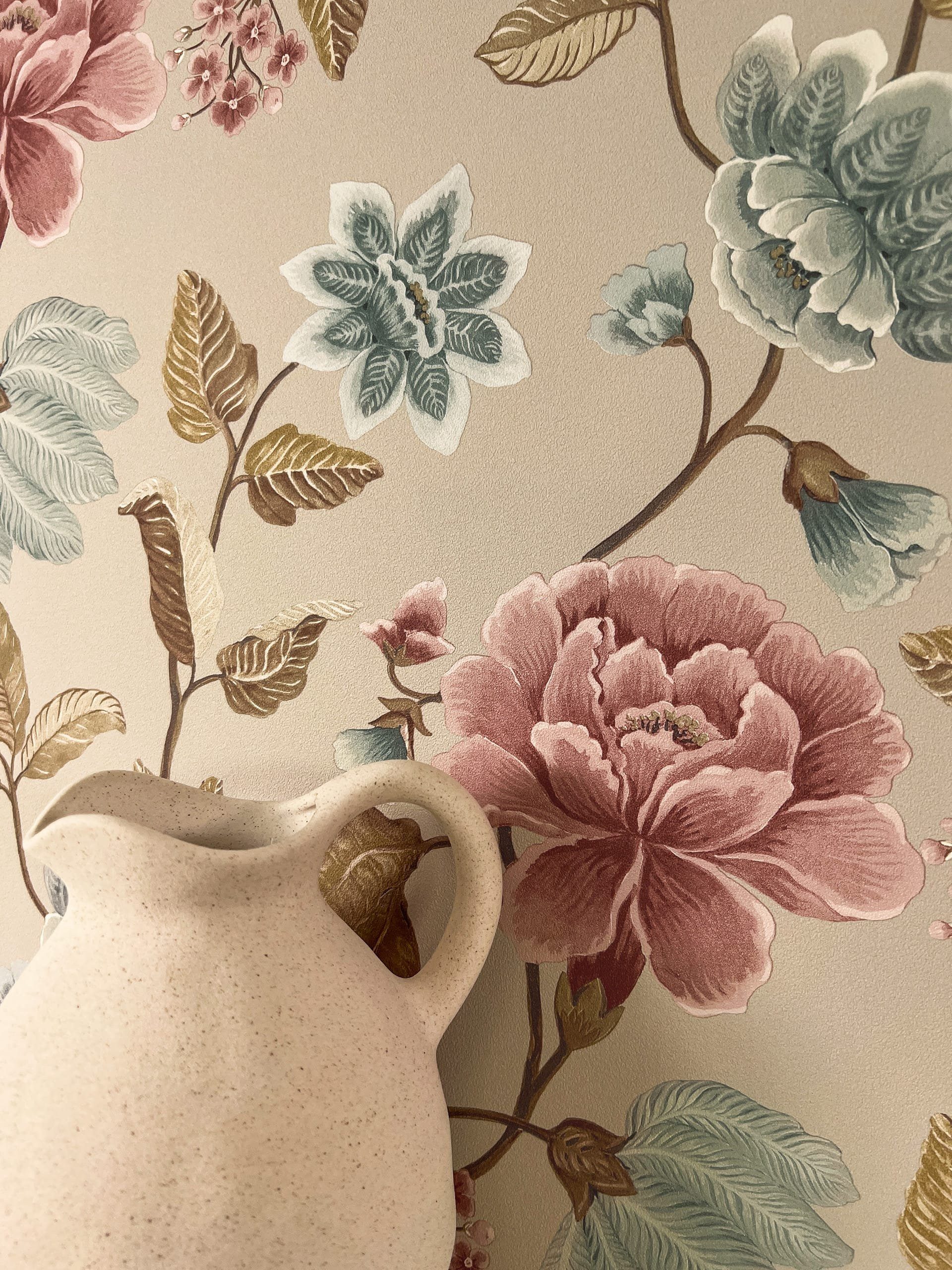 Newroom Vliestapete, strukturiert, Blumentapete, Rosentapete günstig online kaufen