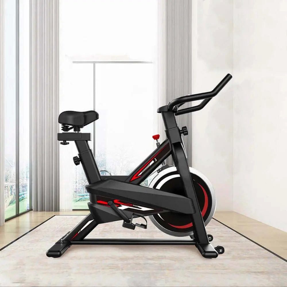 Sport-Knight® Heimtrainer Heimtrainer Fahrrad, mit LCD-Multifunktionsdisplay, 6 Kg Schwungrad, Stabiler Eisenrahmen