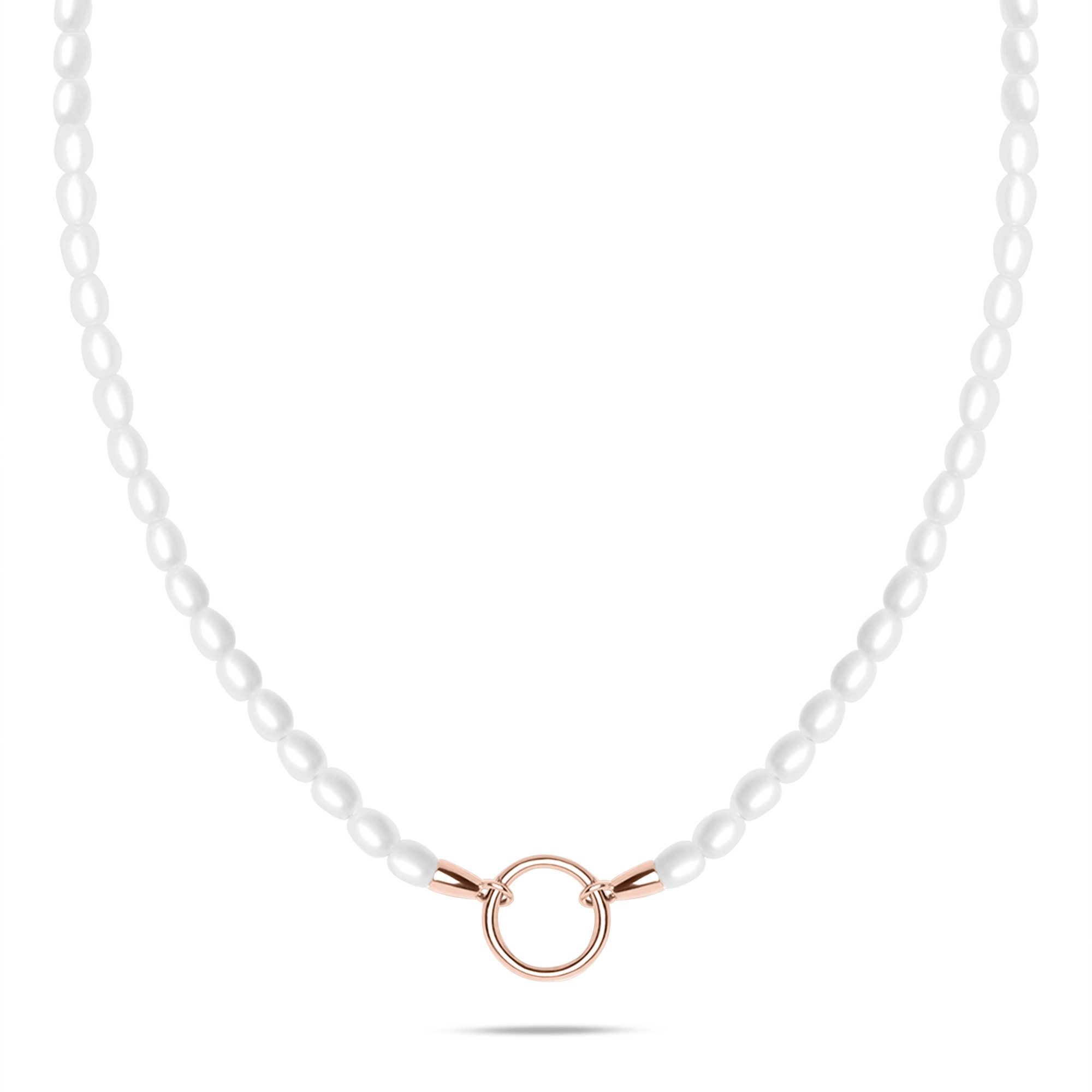 Tamaris Perlenkette Pearl Charms, mit Glasperle