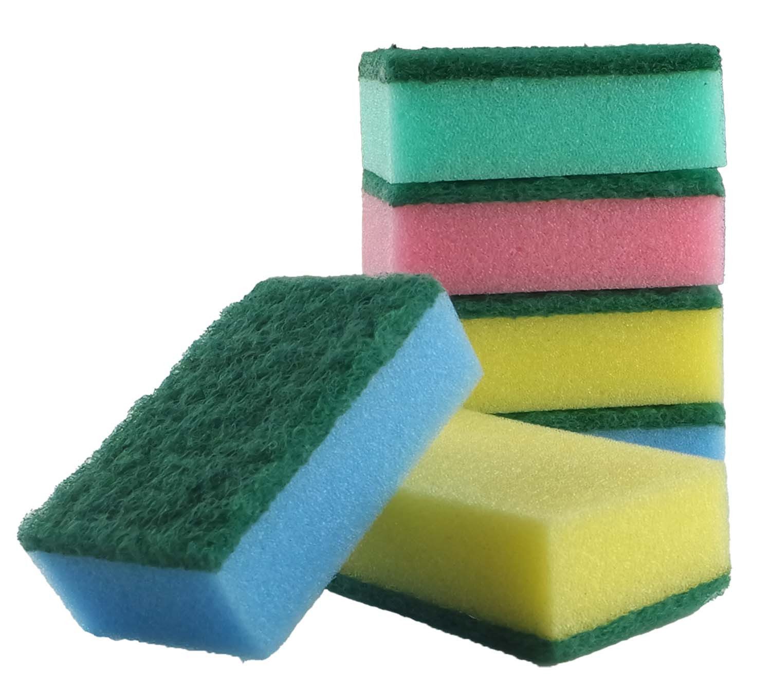 Jean Products Reinigungsschwamm Schwamm 6er 85 x 55 x 30 mm, Schwamm Badschwamm Küchenschwamm Reinigung Haushaltsschwamm