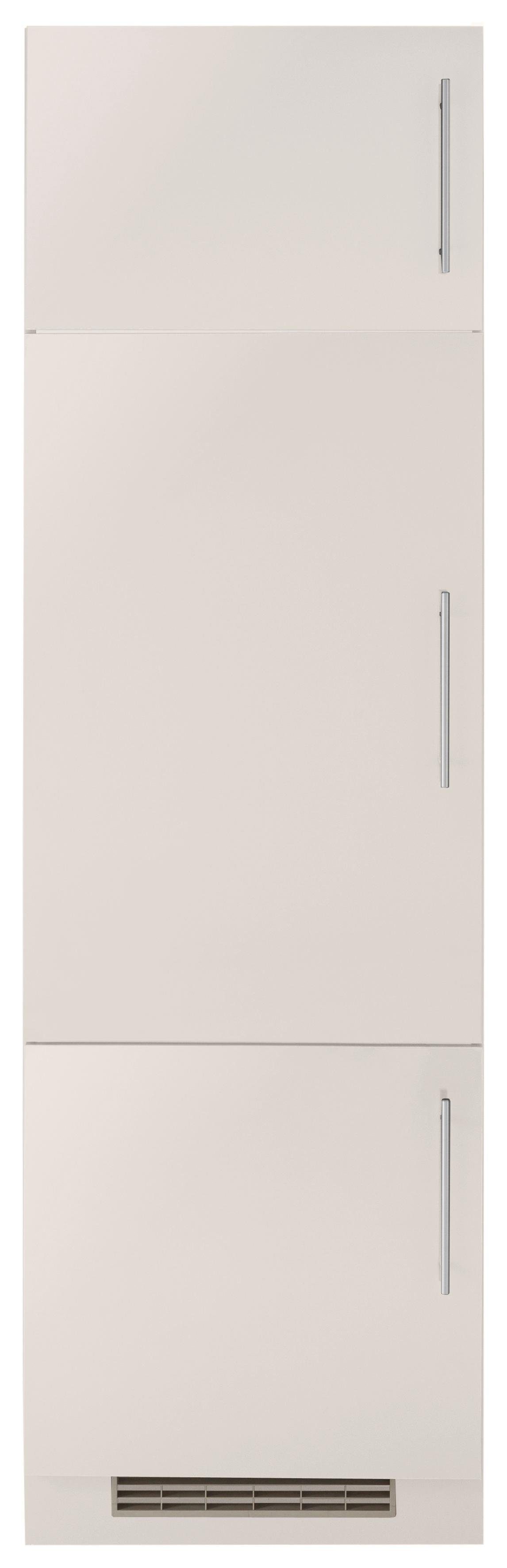 wiho Küchen Kühlumbauschrank Cali 60 cm breit, ohne E-Gerät Front und Korpus: Cashmere | Cashmere