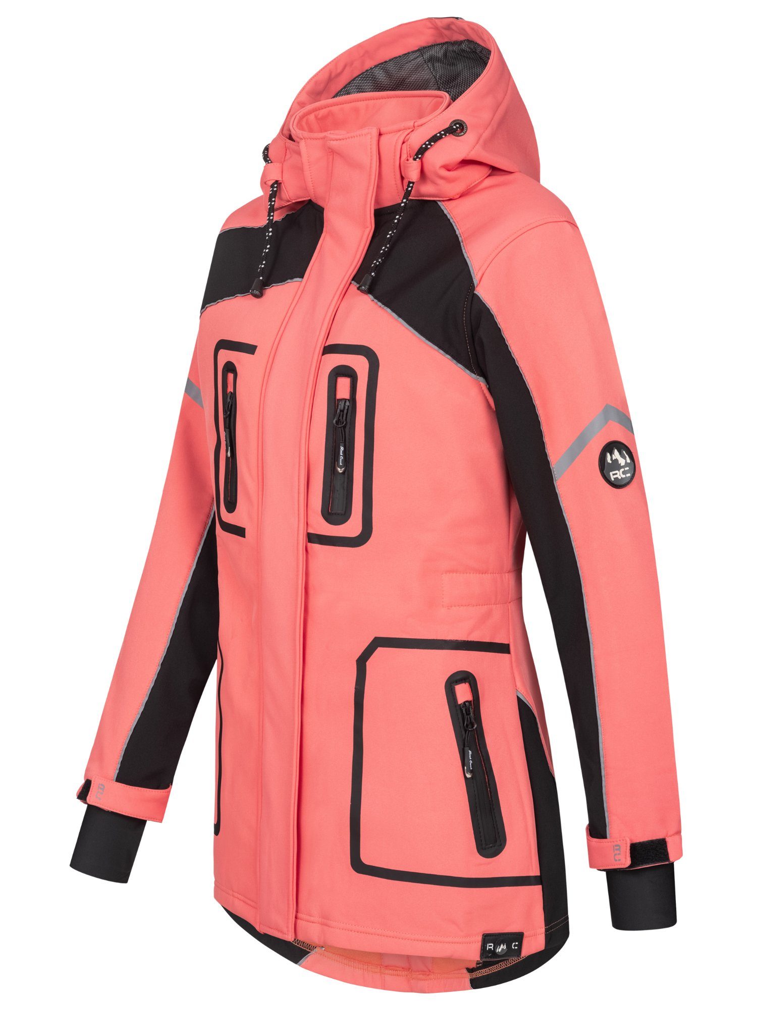 Rock Creek Softshelljacke Damen Softshellmantel Wanderjacke D-497