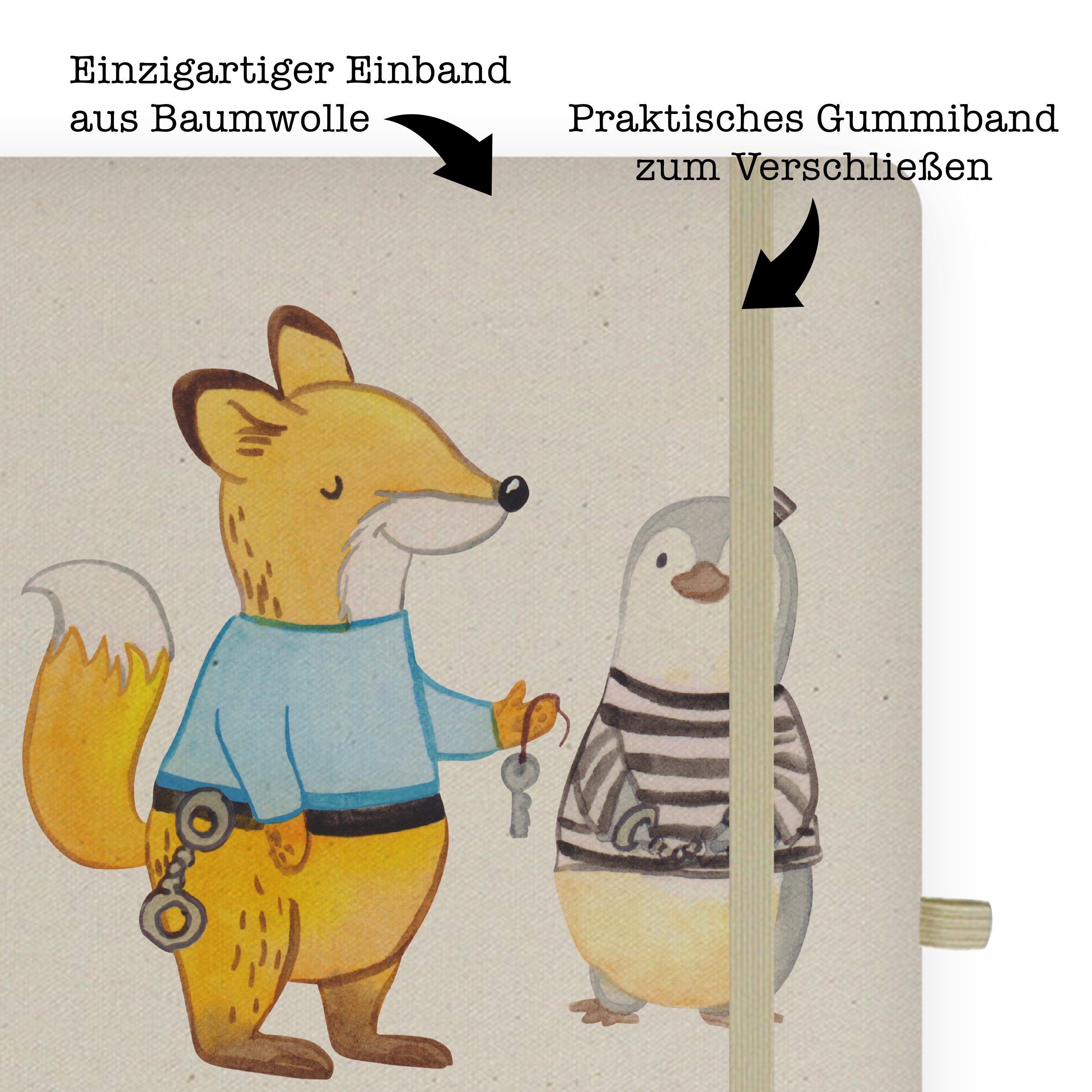 Mr. & - Mrs. Transparent Mrs. Herz Panda mit - Justizvollzugsbeamter Panda Kollegin, Ge & Notizbuch Geschenk, Mr.
