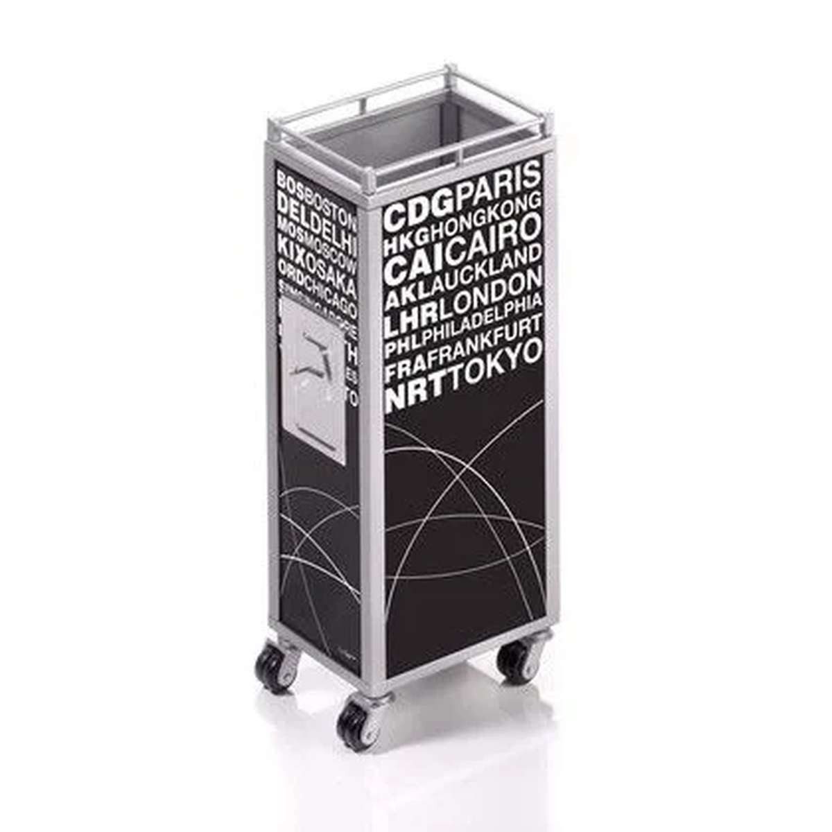 TROIKA Stiftehalter MINI TROLLEY Stiftehalter Metall Schwarz, Weiß