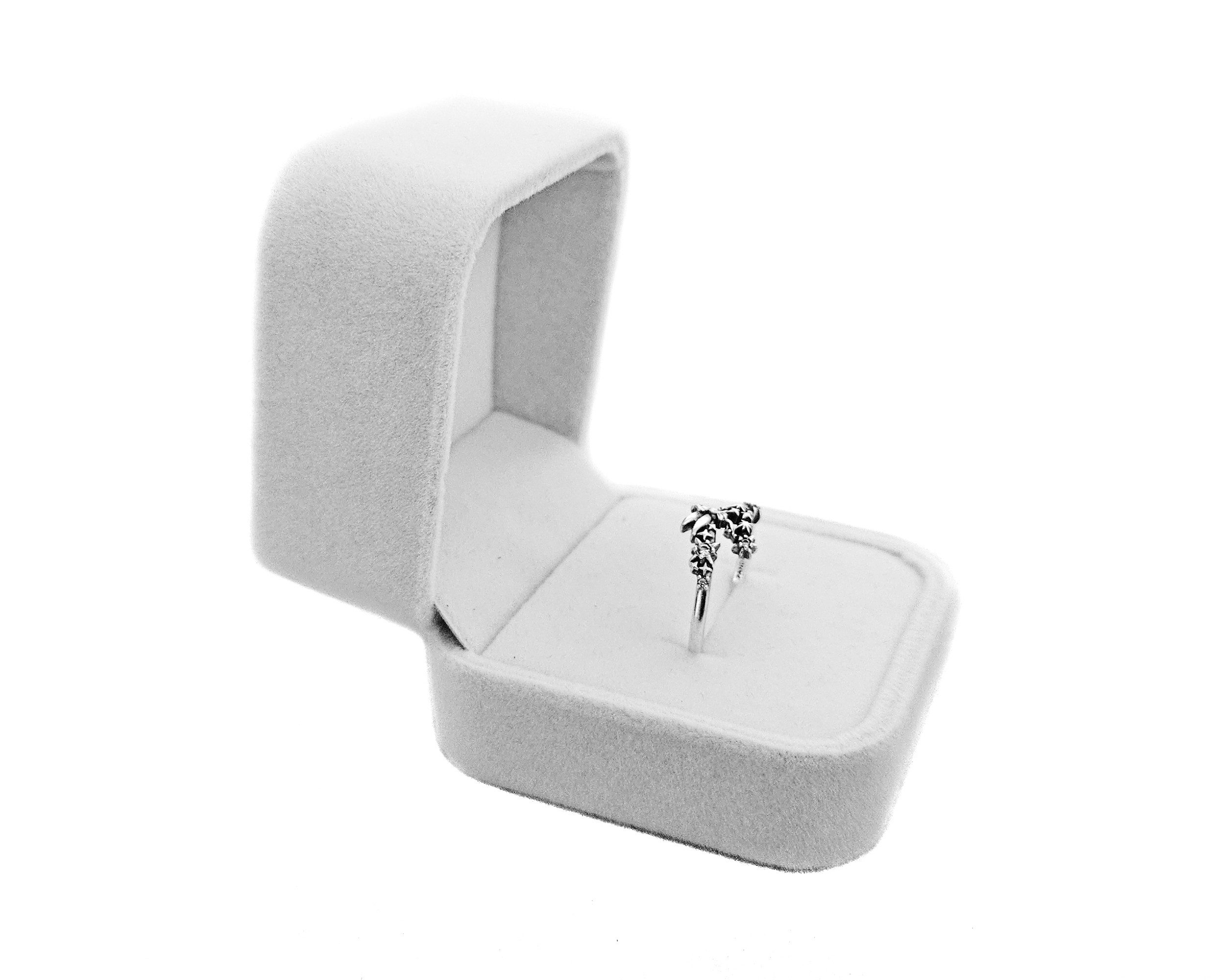 Yudu Aufbewahrungsbox Schmuckschachtel Ringetuis Ringbox Verpackung Geschenkbox