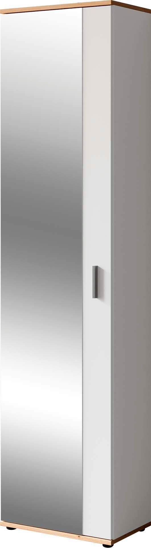 byLIVING Garderobenschrank Jakob mit großem Spiegel, Breite 49 cm